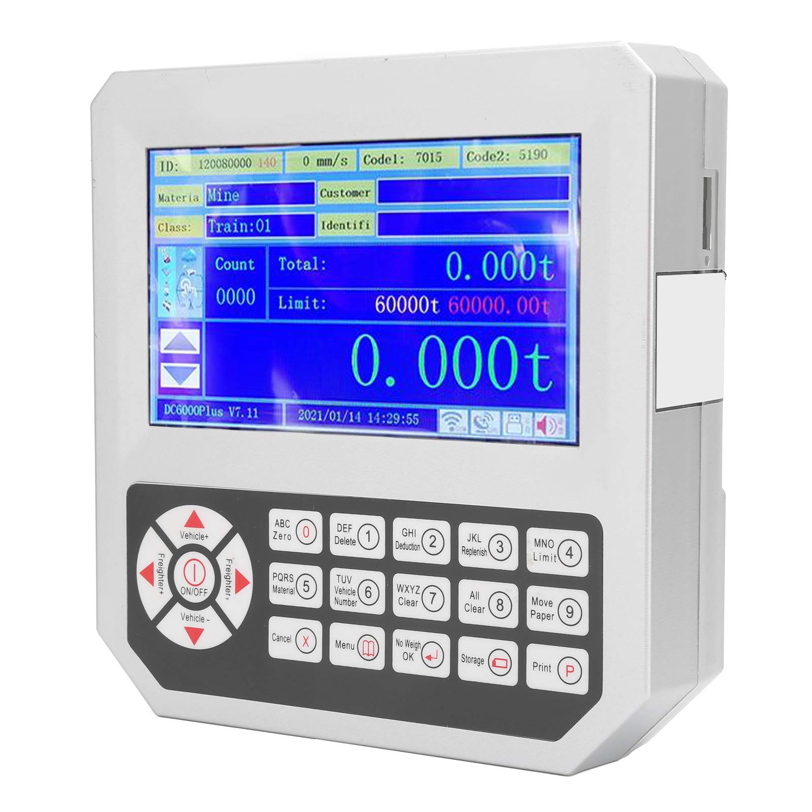 High Accuracy Forklift Electronic Scale - Industrial Loader Weighing System with Accessories & Manual | Warehouse, Logistics & Construction Use