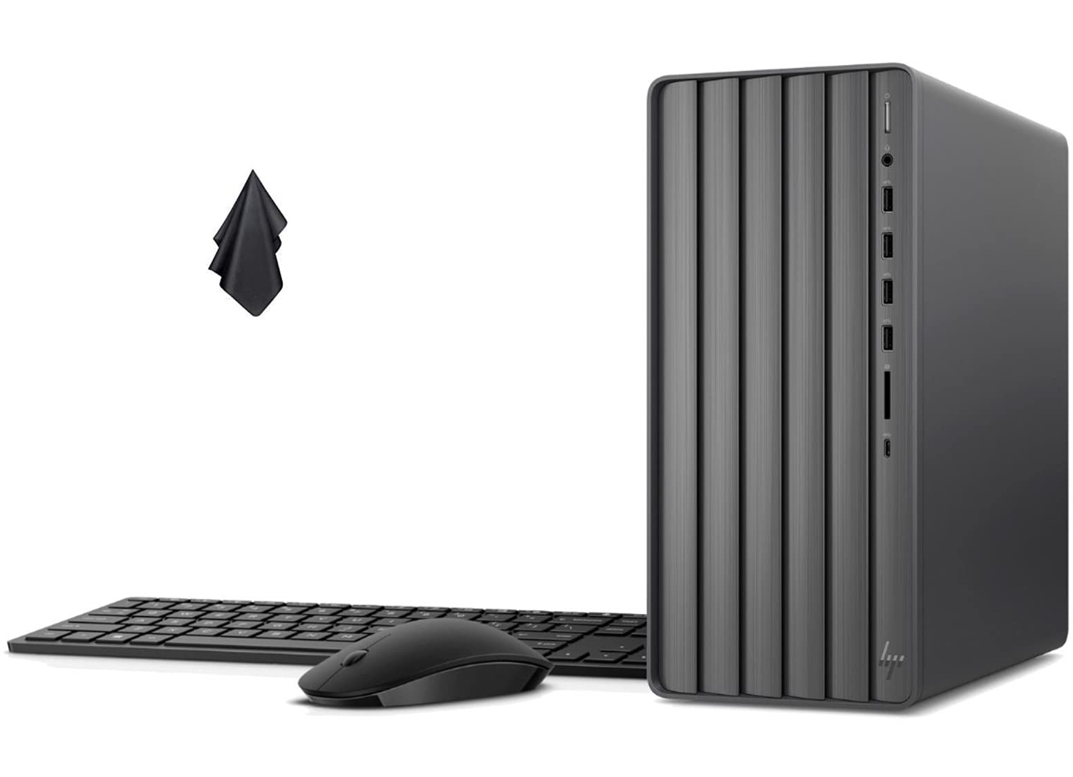 2021 HP Envy TE01 Desktop Computer - 10th Gen Intel i7-10700 8-Core Processor, 16GB DDR4 RAM, 1TB SSD + 2TB HDD, WiFi, HDMI, VGA, Windows 10 with Wireless Mouse & Keyboard - Perfect for Home Office, Gaming & Graphic Design