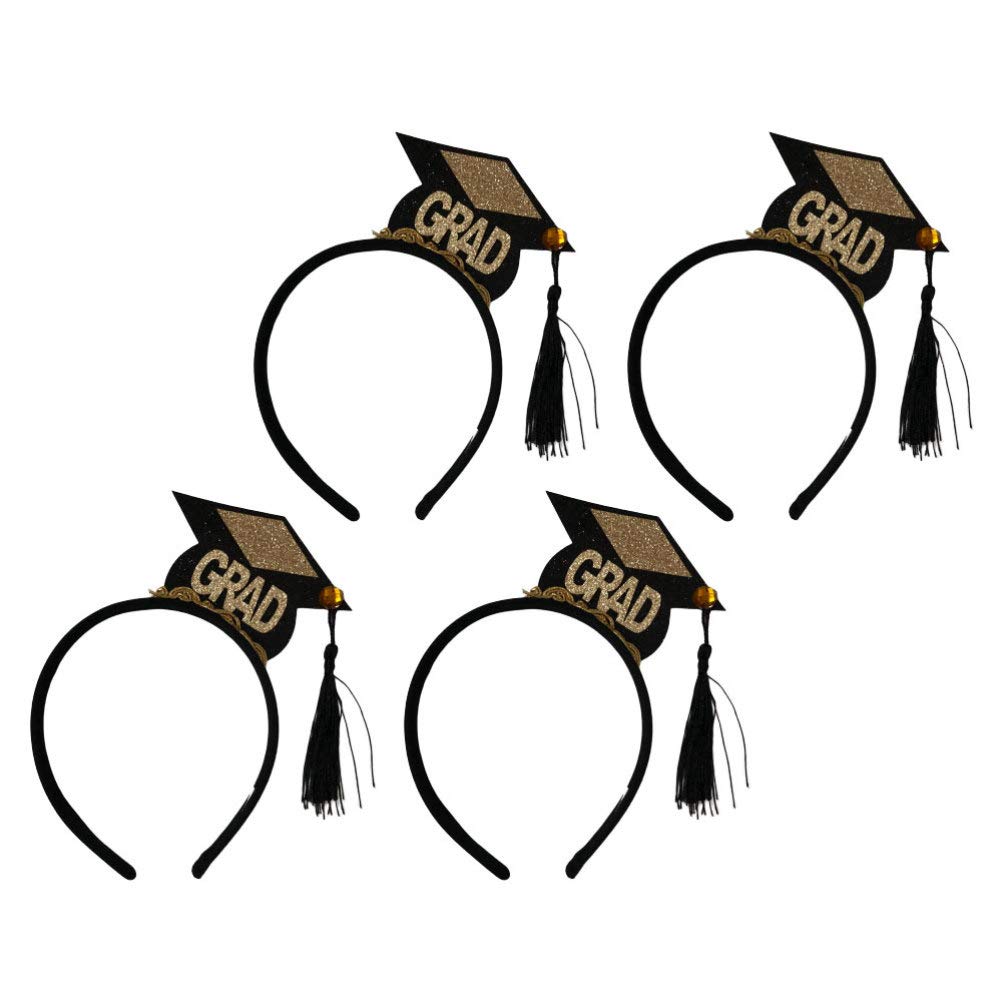 TENDYCOCO Mini Graduation Cap Headband - Bachelor's Degree Hair Accessory for Women & Girls - Perfect for Graduation Ceremony, Party, Photo Shoot & Celebration