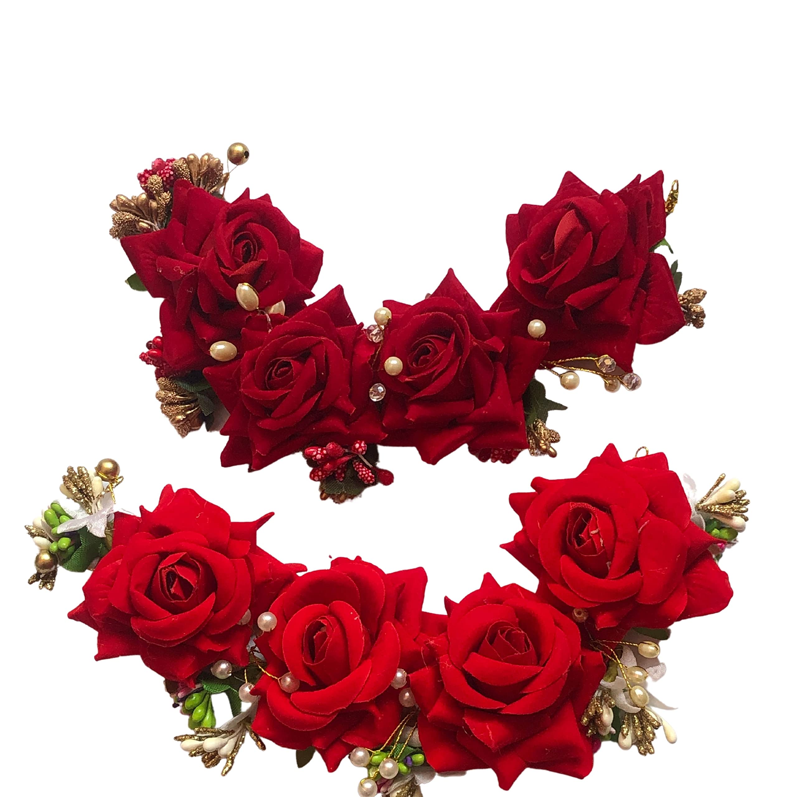 Elegant Sarpa Flower Hair Clip - Stylish Bridal Wedding Hair Accessories for Women - Perfect for Weddings, Prom, Parties & Special Occasions