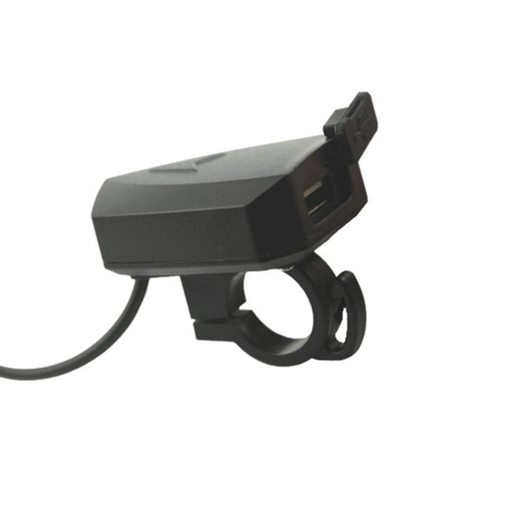Wakauto 2A Motorcycle USB Charger - Waterproof Dual Port Phone Charger for Motorcycles, ATVs, Scooters - Perfect for Long Rides & Outdoor Adventures