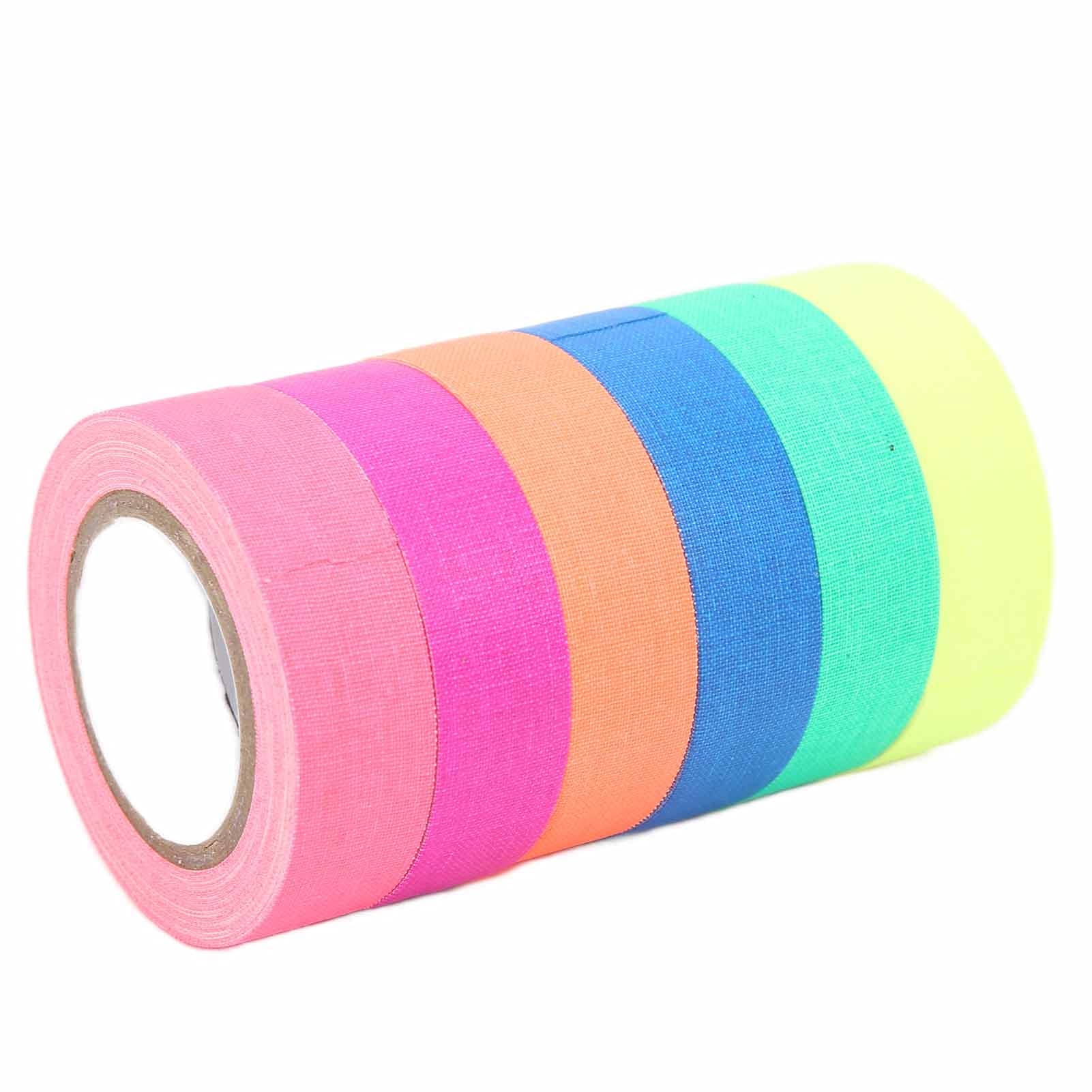 6Pcs Mixed Color Cotton Ribbon Bias Tape - 1/2 Inch Folded Bias Binding for Sewing, Quilting & DIY Crafts - Perfect for Gift Wrapping, Masking & Fabric Edging - High Quality Cotton Tape for Professional & Home Use