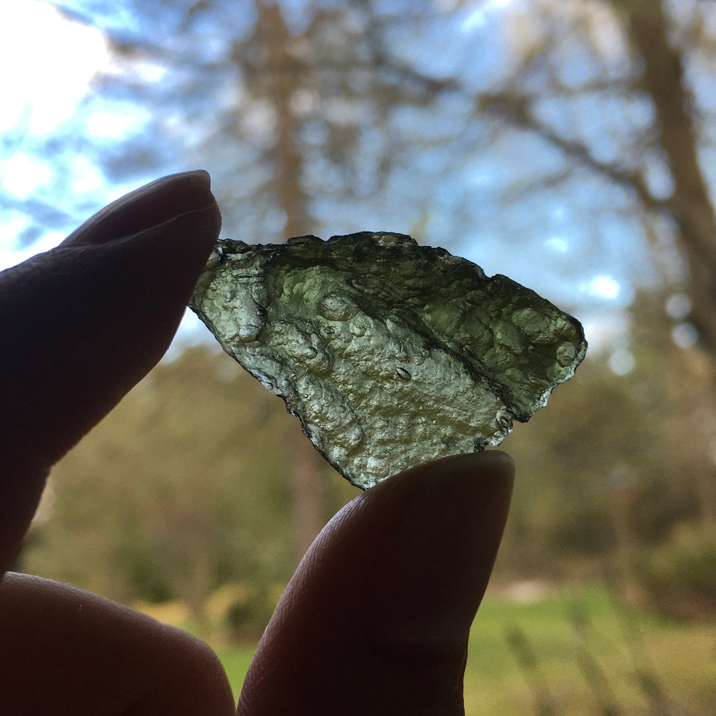 Genuine Moldavite Gemstone - Rare Green Tektite for Jewelry Making & Spiritual Healing | Perfect for Rings, Pendants & Meditation
