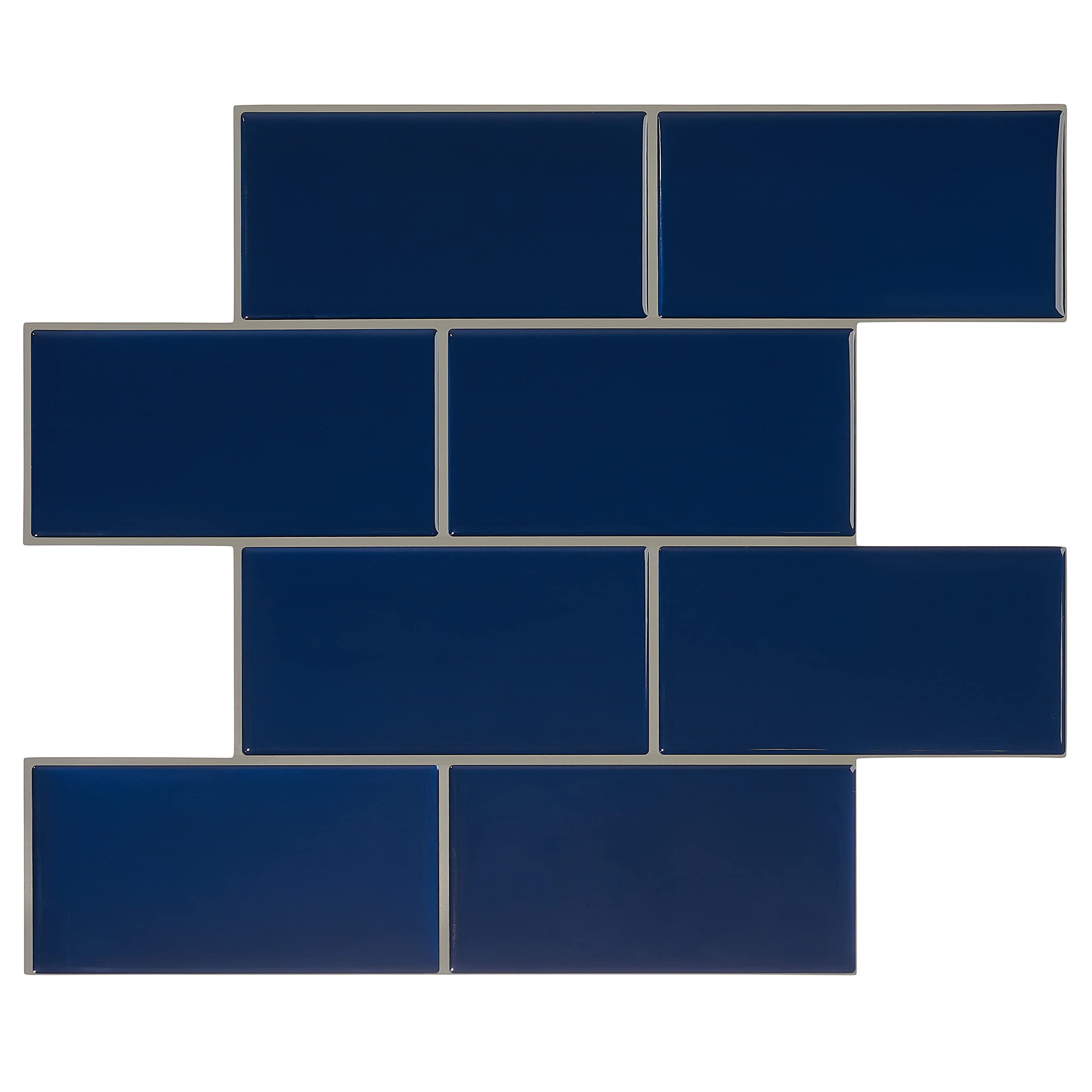 Peel & Stick Backsplash Tiles - 3D PVC Kitchen & Bathroom - 10.6