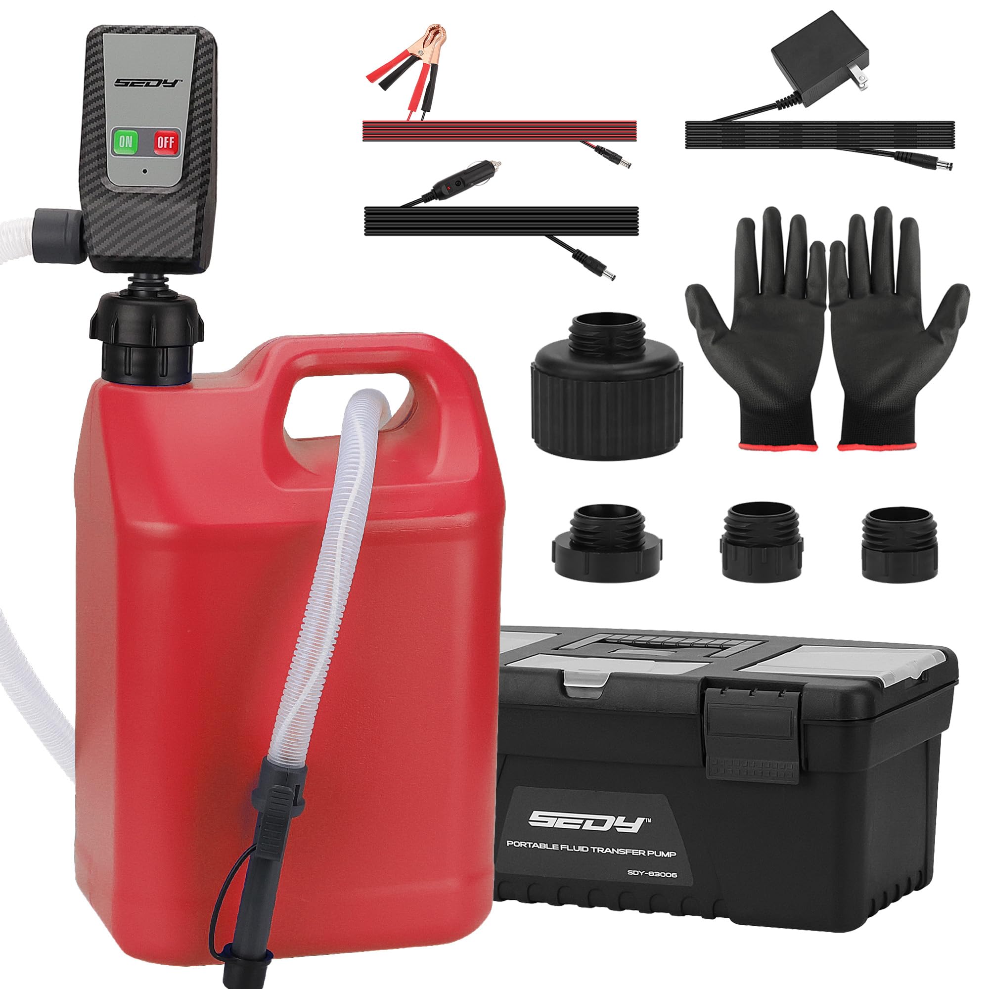 Battery Powered Fuel Transfer Pump with Auto-Stop Sensor - 51