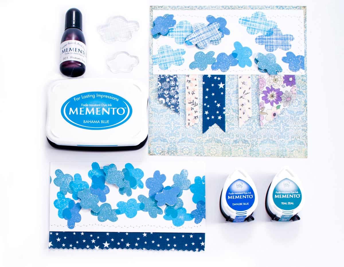 Tsukineko Memento Dew Drop Ink Pad - Rose Bud Color for Stamping, Scrapbooking & Card Making - Perfect for DIY Crafts and Paper Projects