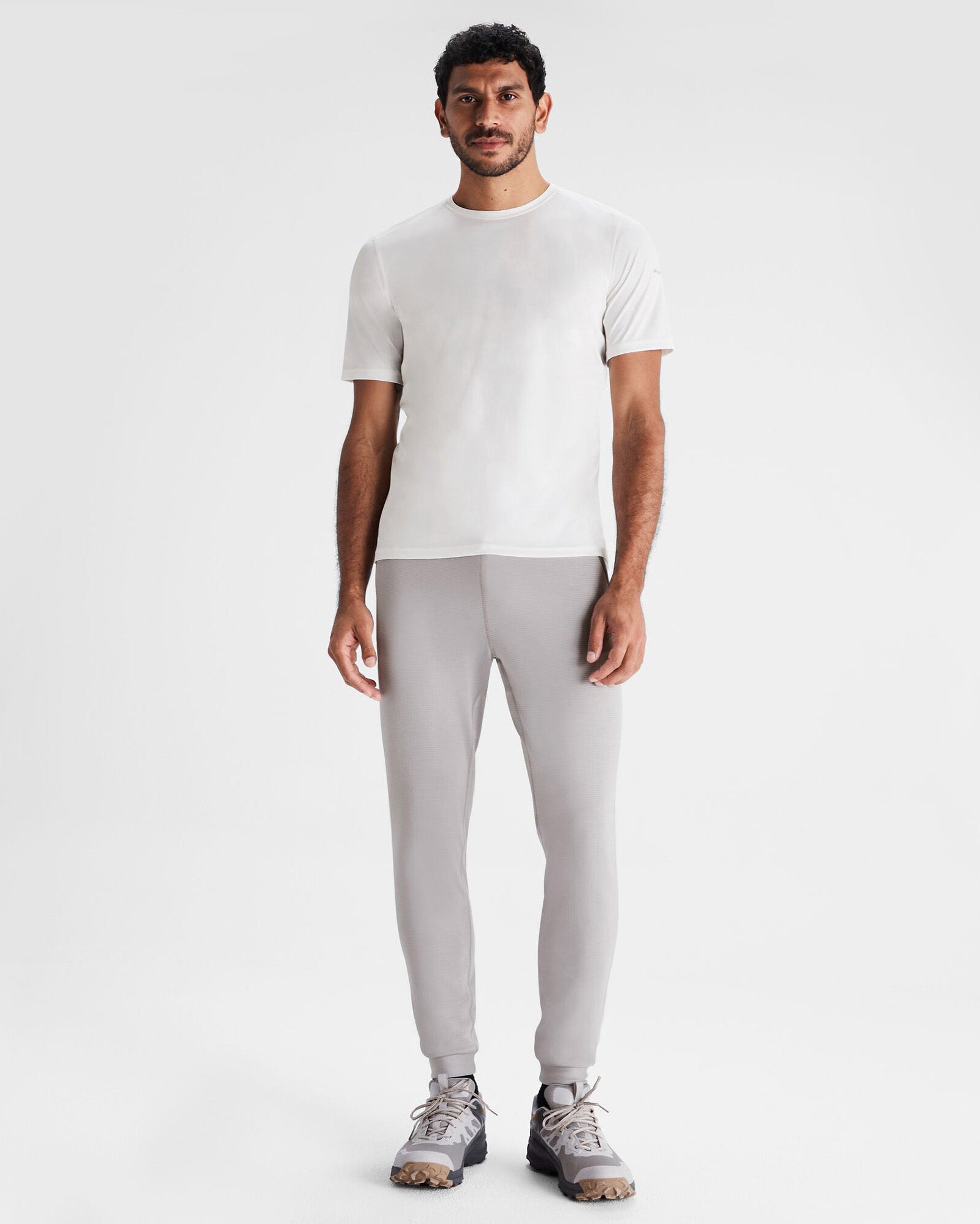 Men's Seeker T-Shirt - Premium Cotton Short Sleeve Crew Neck Tee for Casual Wear & Outdoor Activities - White