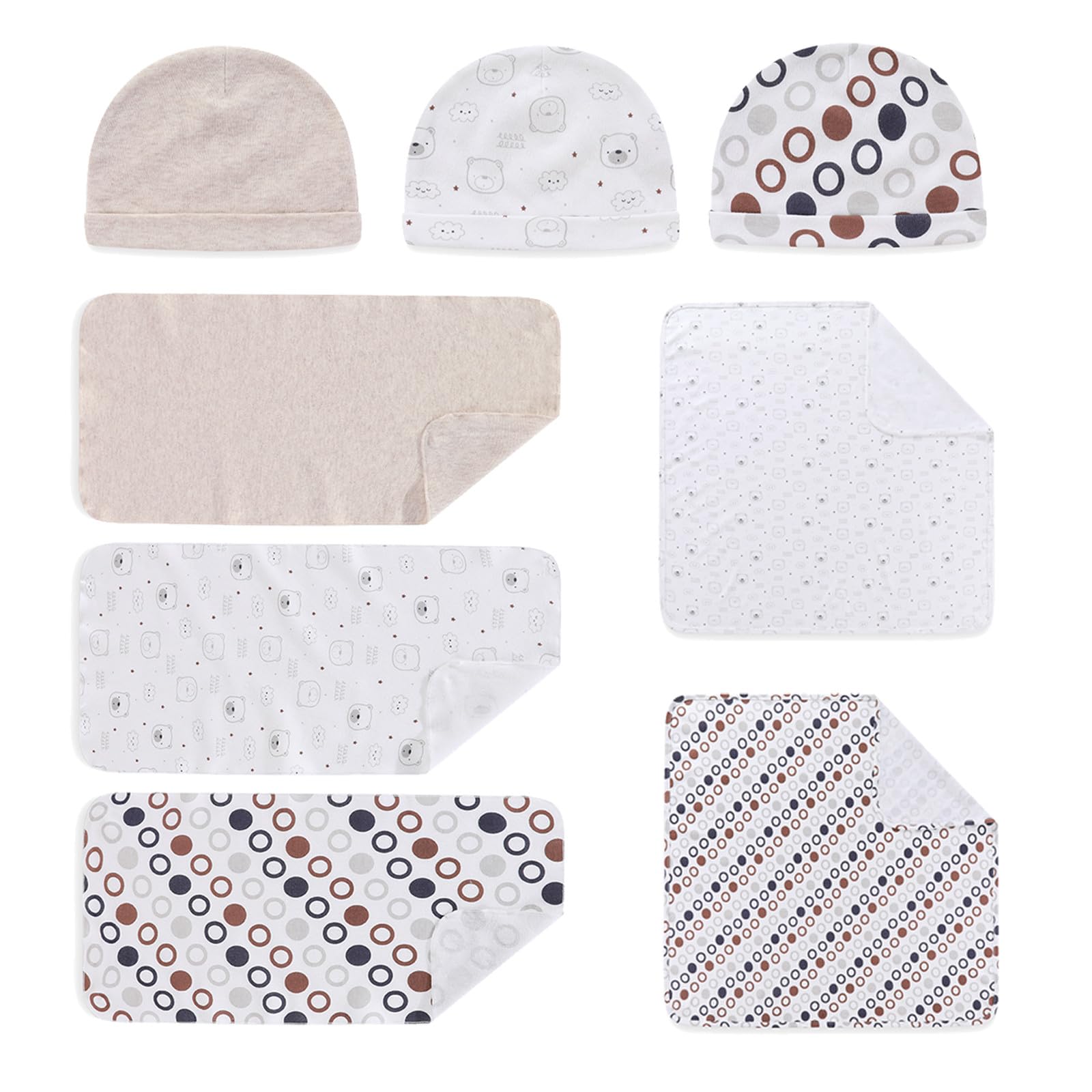 Ecojoy 22-Piece Unisex Newborn Layette Gift Set - Gender Neutral Baby Clothes & Essential Accessories | Perfect Baby Shower Gift & Newborn Essentials for Hospital, Home & Travel