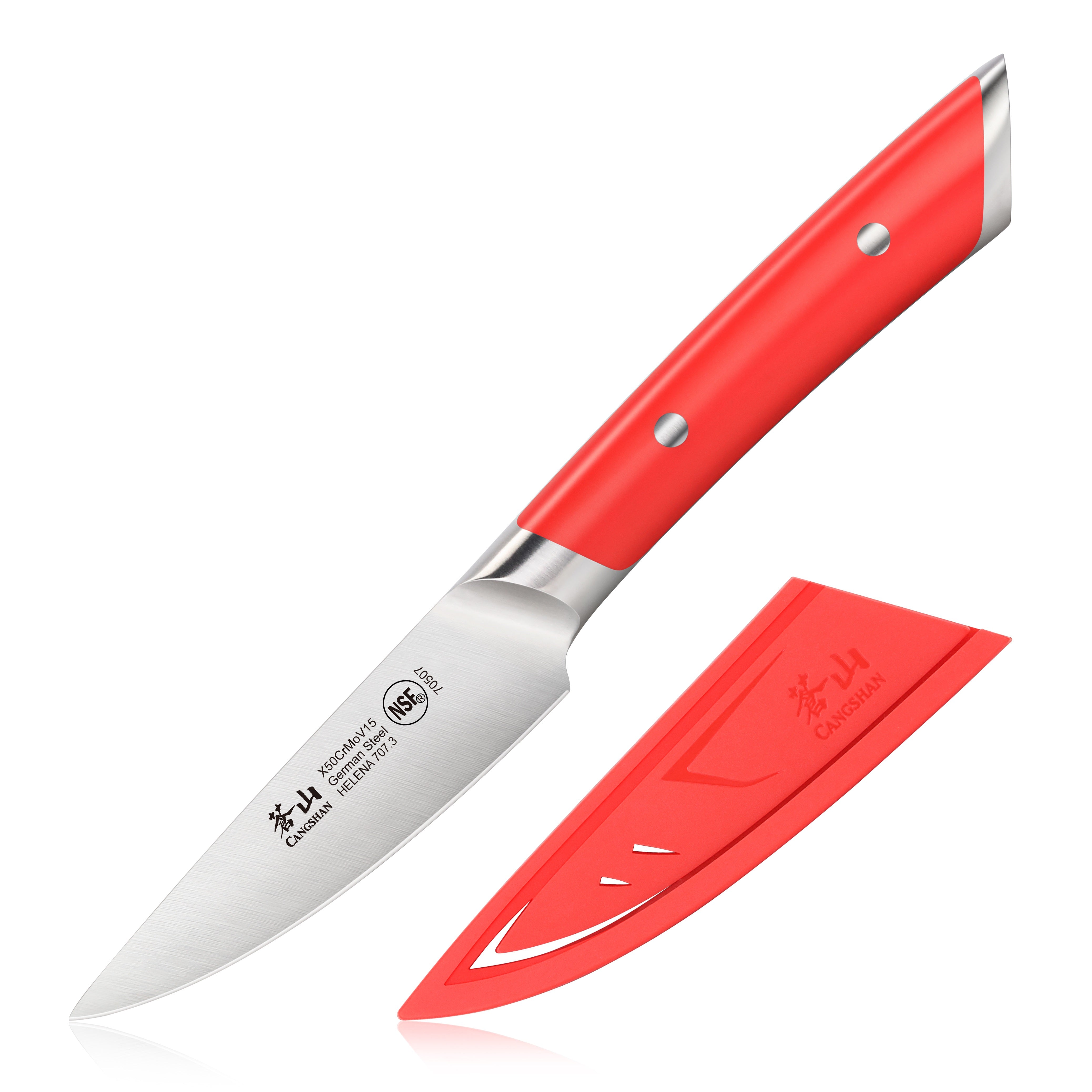 Helena Paring Knife - Premium Stainless Steel Kitchen Knife for Peeling, Slicing & Precision Cutting - Perfect for Fruits, Vegetables & Garnishing - Ideal for Home Chefs & Professional Kitchens