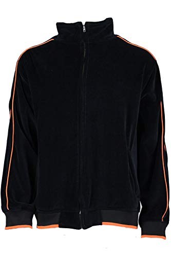 Black W/ Orange Piping
