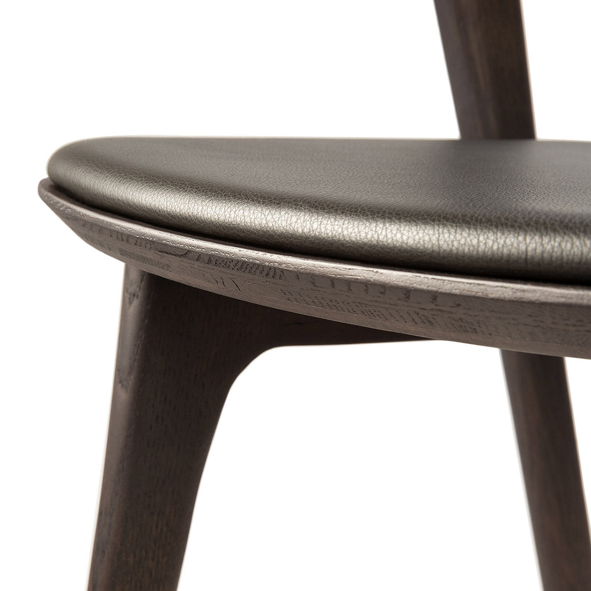 Premium Bok Leather Dining Chair - Modern & Comfortable Upholstered Seat for Home, Restaurant, or Office - Perfect for Elegant Dining Rooms, Kitchen Tables, and Conference Areas