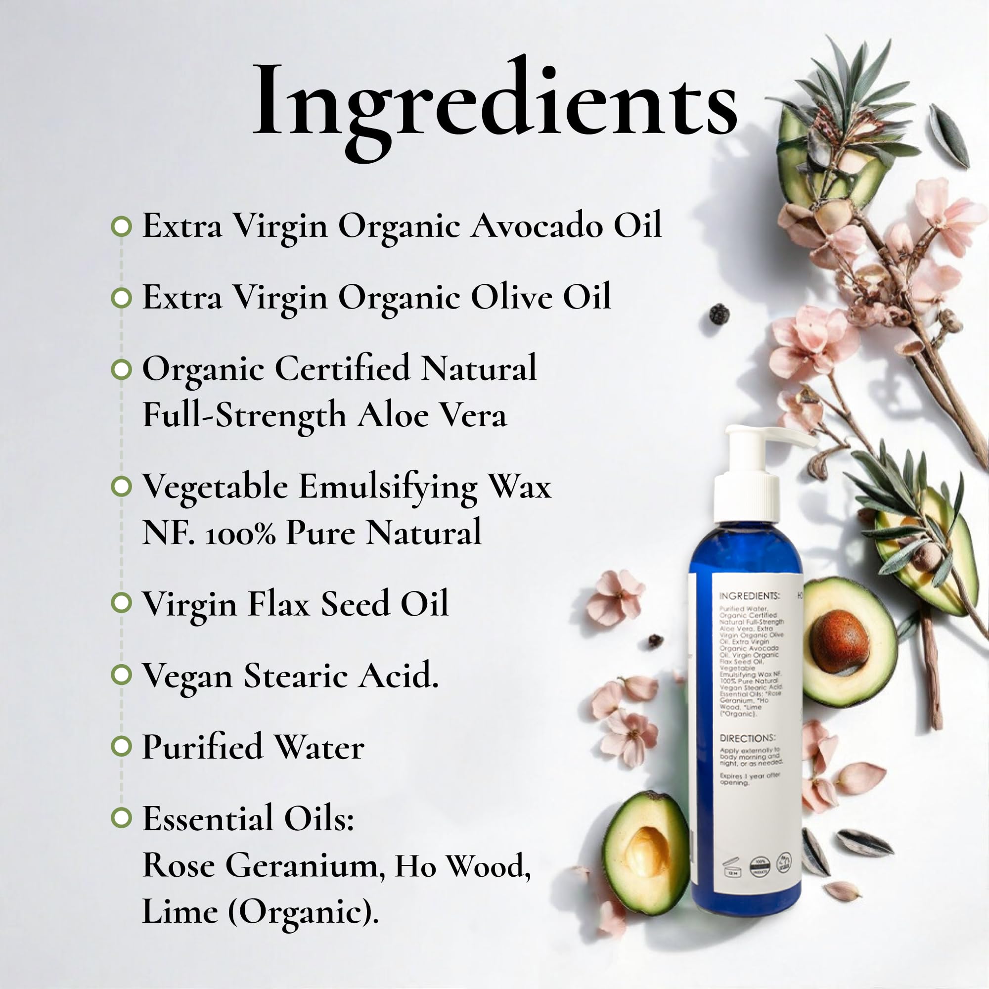 Organic Hand & Body Lotion with Shea Butter – Hydrating & Non-Greasy Moisturizer for Soft, Smooth Skin – Spring Tide Scented – 8 oz – Perfect for Daily Hydration, Dry Skin Relief & Spa-Like Self-Care at Home