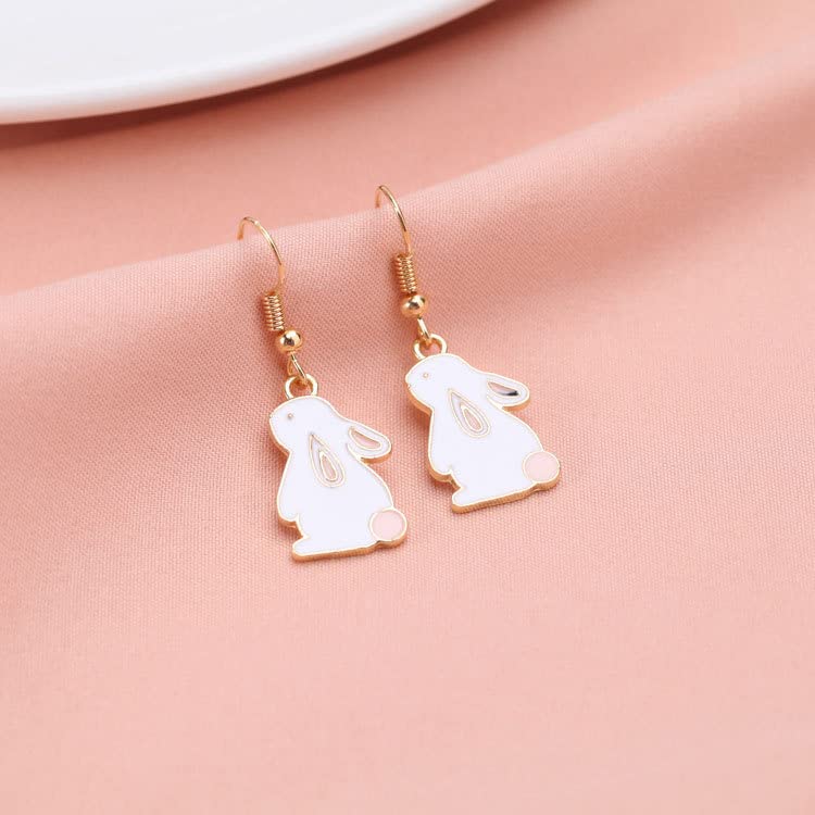 Easter Bunny Rabbit Egg Earrings for Women - Cute Animal Jewelry for Easter Gifts & Spring Party Accessories | Perfect for Easter Celebrations, Spring Outfits & Holiday Gifting