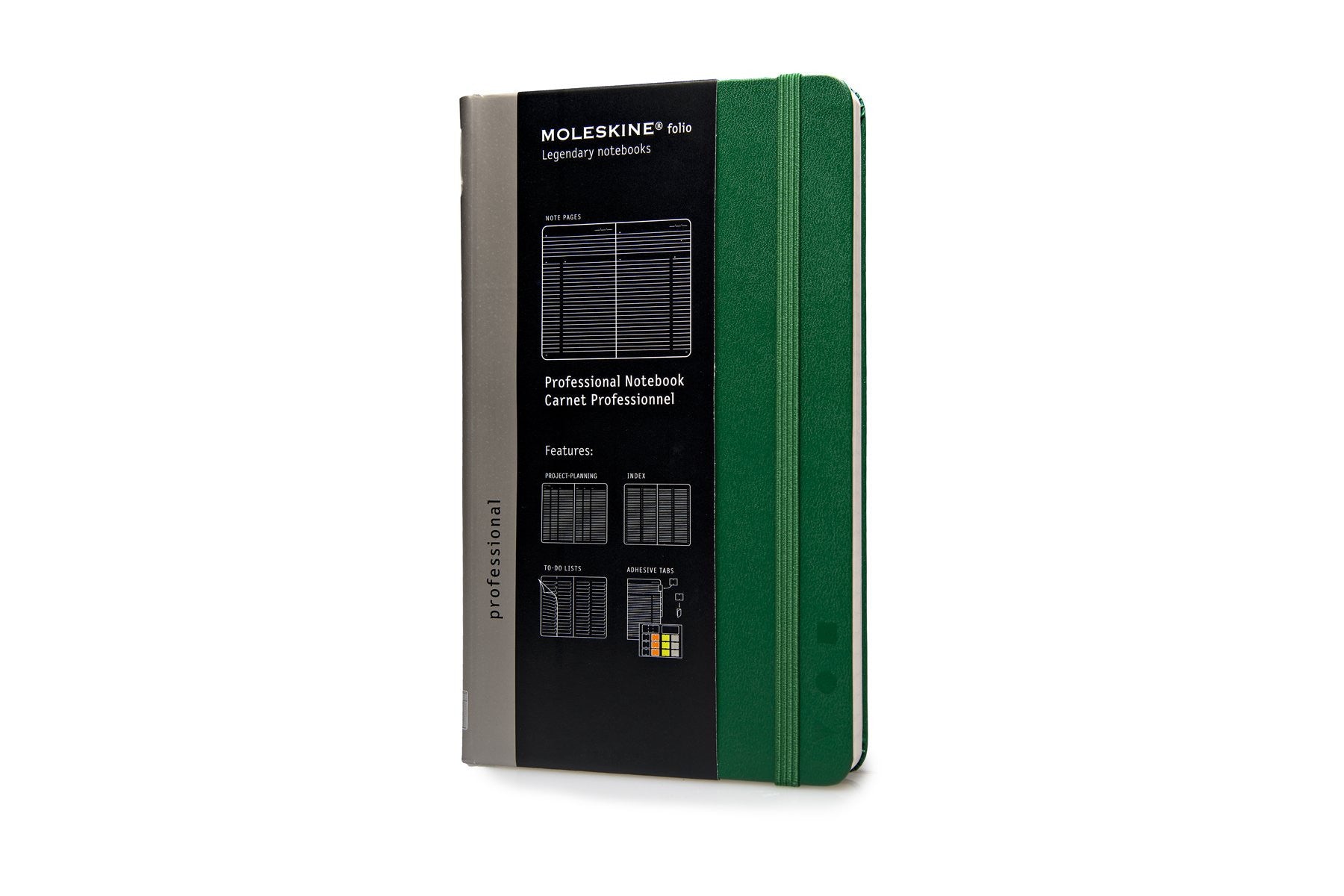 Premium Moleskine Folio Professional Notebook - Large Size (8.5