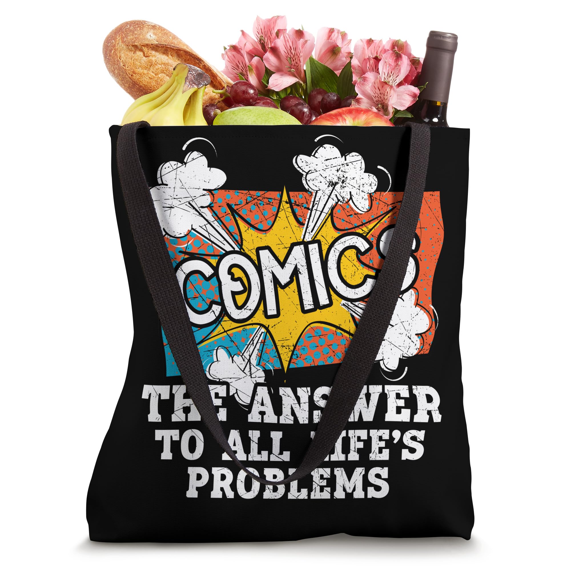 Comic Book Collector Tote Bag - Durable & Stylish Comic Reader Bag for Comic Enthusiasts - Perfect for Conventions, Bookstores & Everyday Use