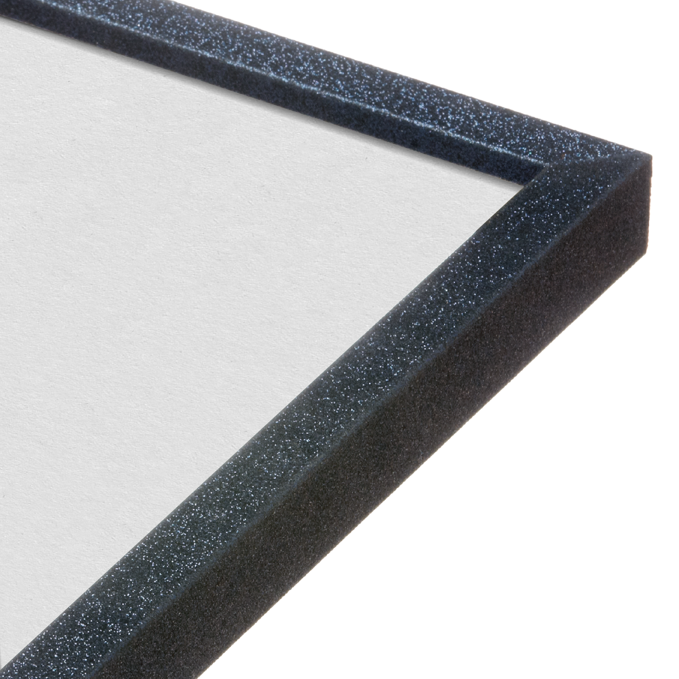 Cobalt Glitter Wall Frames - Set of 3 Modern Photo Frames for Living Room, Bedroom & Office Decor | Perfect for Family Photos, Art Display & Home Interior Design
