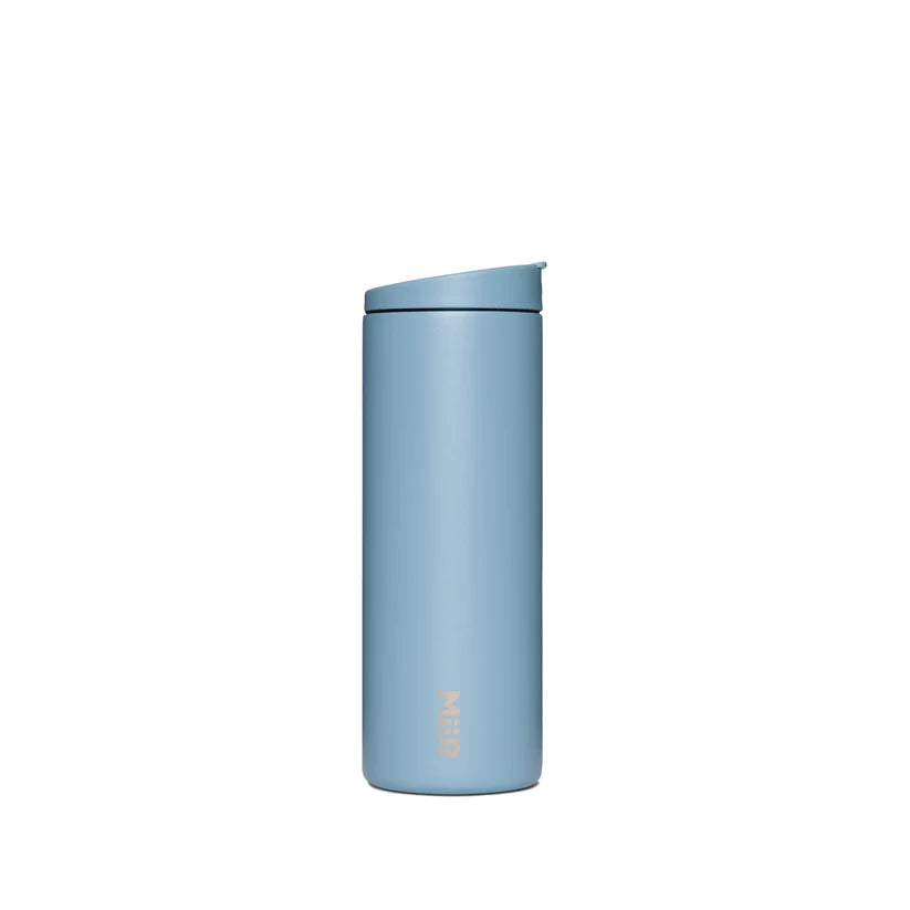 MiiR Flip Traveler 16oz Insulated Stainless Steel Water Bottle - Leakproof, Vacuum Sealed, BPA Free - Perfect for Travel, Hiking, Camping & Office Use (Home Blue)