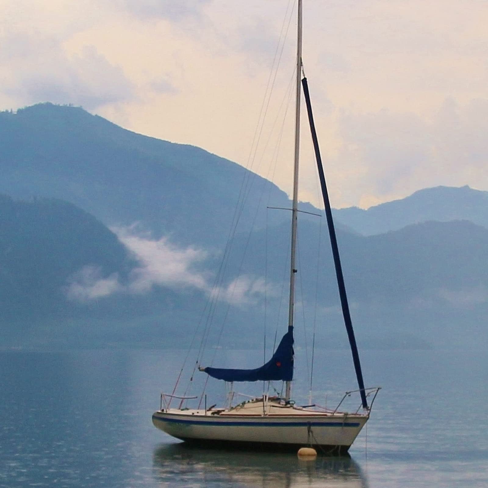 600D Heavy Duty Waterproof Sail Cover for Boats 12-13ft (396x117cm) - UV Resistant, Windproof & Snowproof Mainsail Boom Protection - Ideal for Sailboat Storage, Mooring & Harsh Weather Protection
