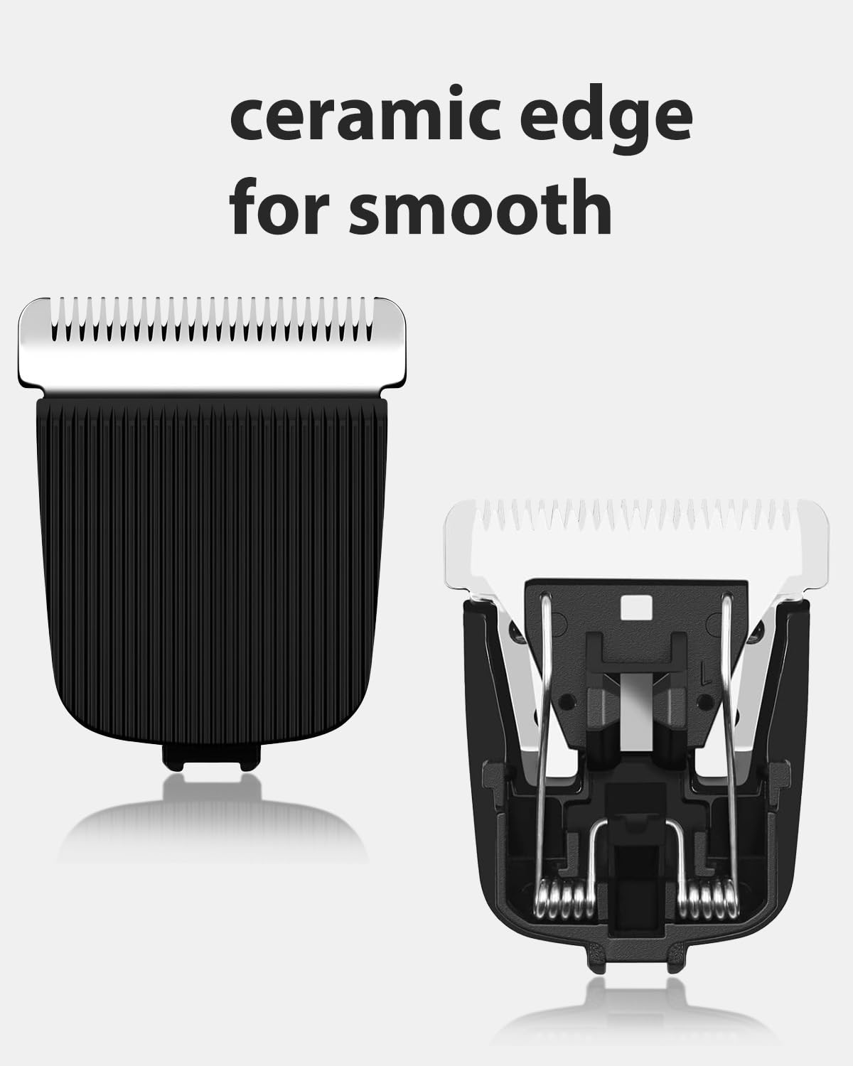 2 Pack Replacement Blades for Manscaped Kit - Compatible with Manscaped 4.0/3.0/2.0 Groin & Body Hair Trimmer (Not for Lawn Mower 5.0) - Includes 2 Cleaning Brushes - Perfect for Precise Grooming & Personal Hygiene Care