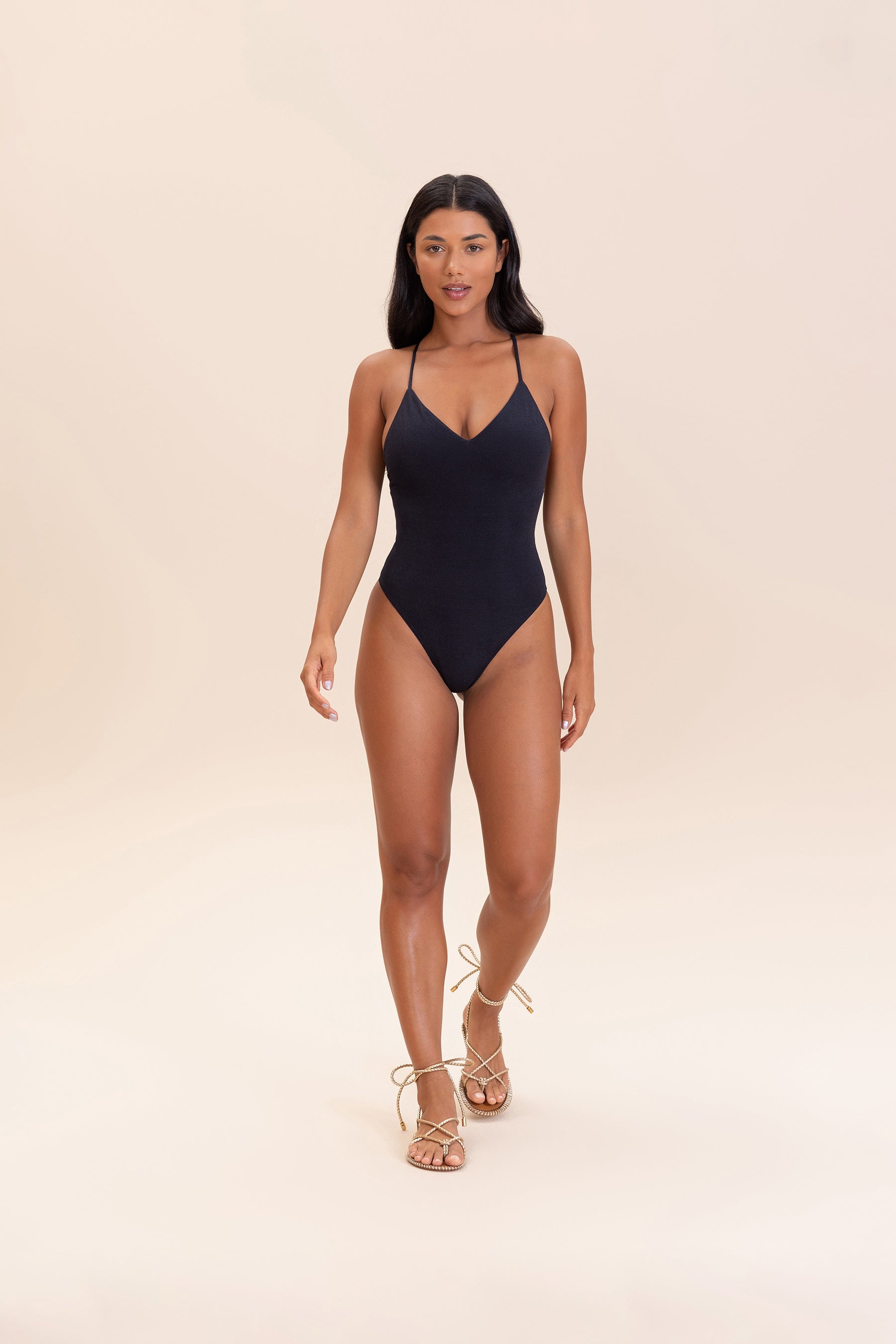 Sexy Brazilian V-Neck Swimsuit for Women - High Cut Bikini for Beach, Pool & Summer Vacations