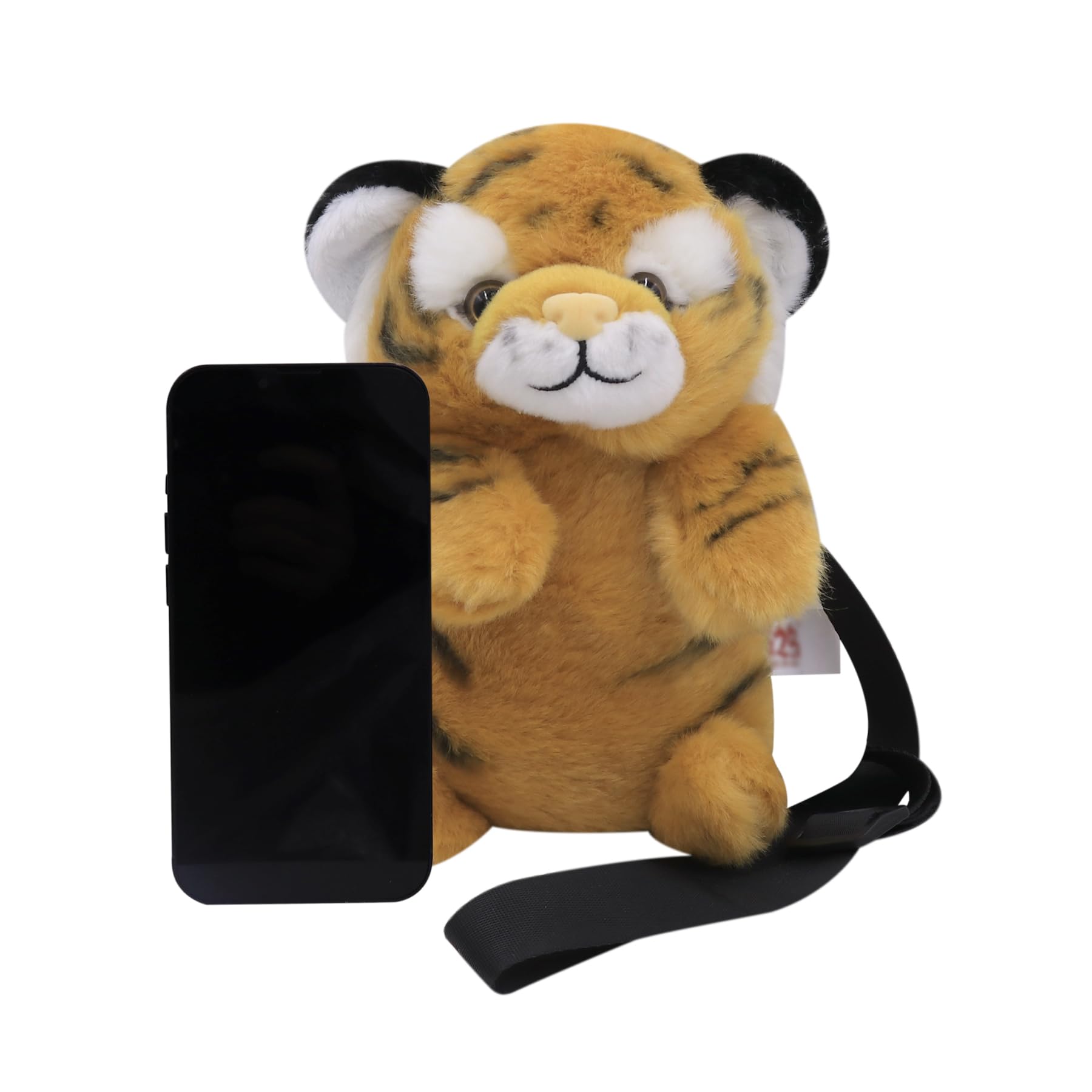 **Cute Plush Tiger Panda Crossbody Purse for Women & Girls - Small Fluffy Animal Shoulder Bag - Perfect for Casual Outings, Travel & Gifts**