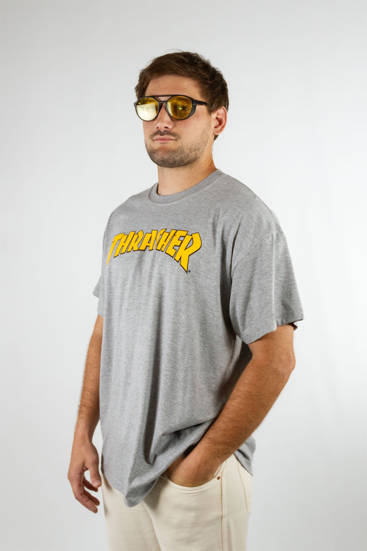 Thrasher Graphic T-Shirt for Men & Women - Soft Cotton Streetwear Tee with Skull Logo - Perfect for Skateboarding, Concerts, and Casual Outfits