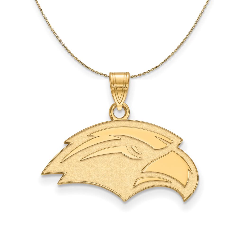 14k Yellow Gold Southern Miss Necklace - Elegant Gift for Her