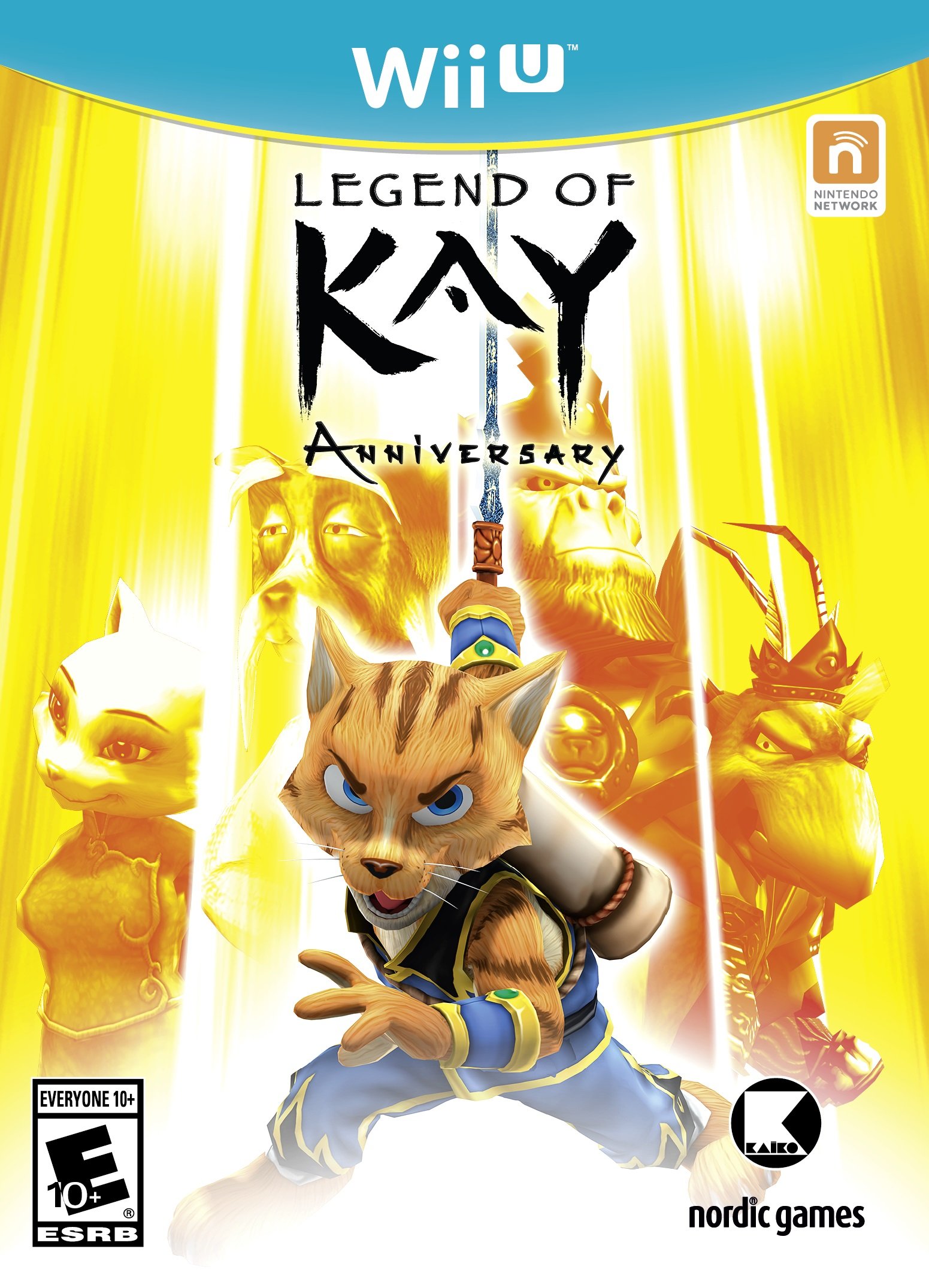 Legend of Kay Anniversary Edition - Nintendo Wii U Game | Action-Adventure RPG for Kids & Adults | Perfect for Family Game Nights & Solo Play