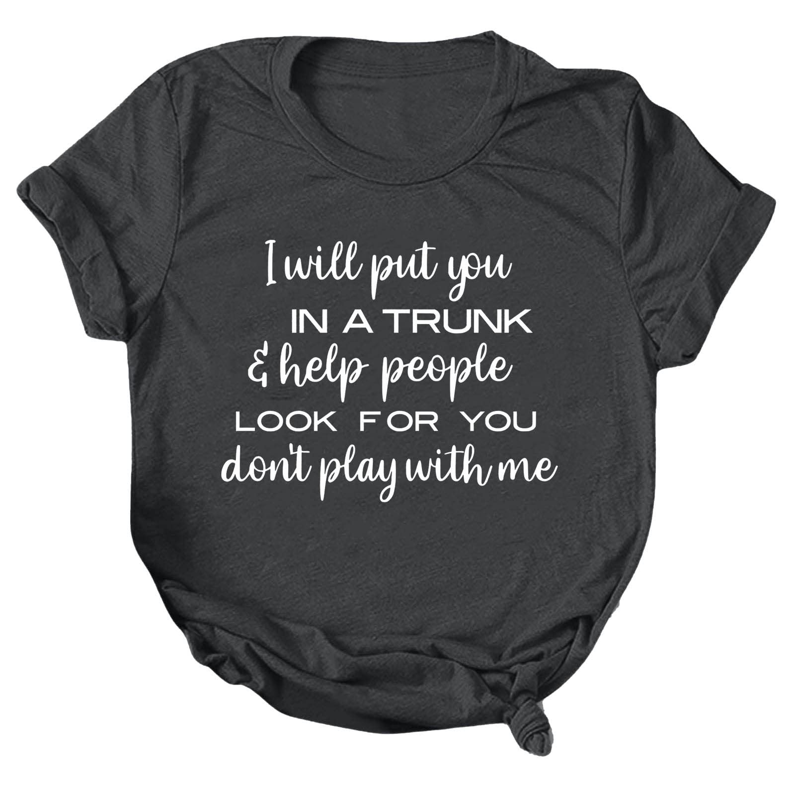 Funny Graphic T-Shirts for Women - Casual Short Sleeve Tops with Creative Prints | Perfect for Everyday Wear, Girls' Outfits & Casual Outings
