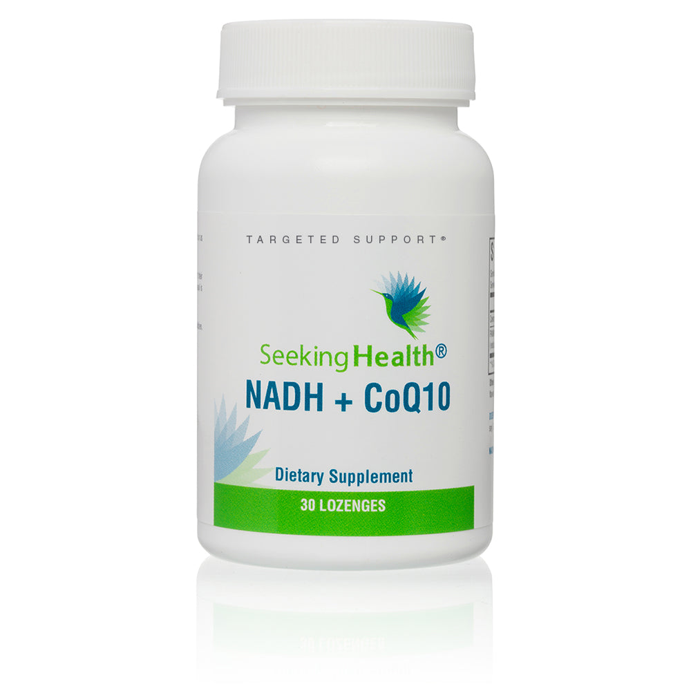 NADH + CoQ10 Supplement - 30 Fast-Dissolve Lozenges for Energy, Focus & Heart Health - Supports Cellular Energy & Brain Function - Perfect for Busy Professionals & Active Lifestyles