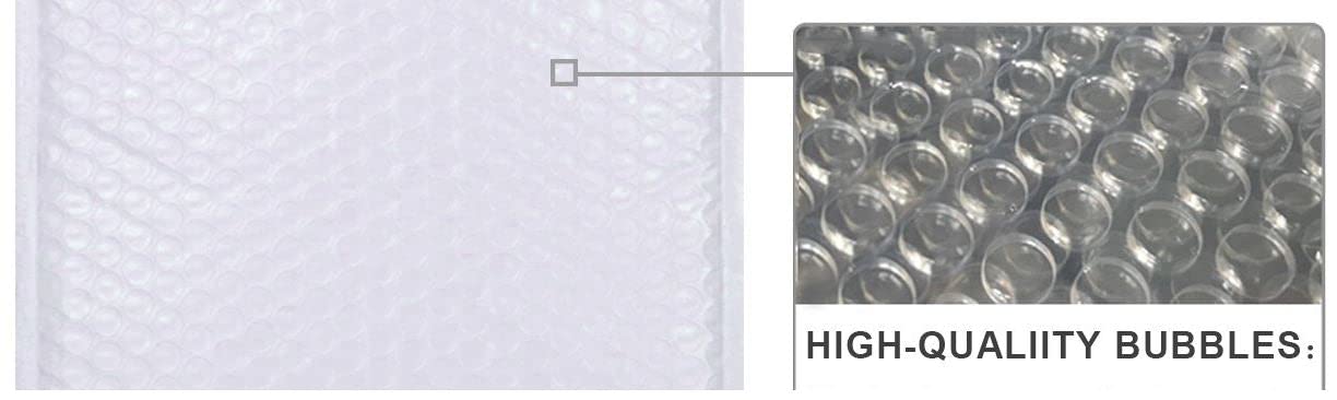 5x10 Inch Self-Seal Bubble Mailers - 1000 Pack #00 Padded Dimple Envelopes | Water Resistant Shipping & Mailing Supplies for Small Business | Perfect for Ecommerce, Amazon FBA, eBay & Online Retail Packaging