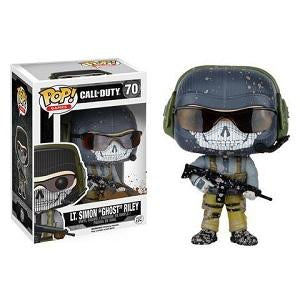 Funko Pop! CALL OF DUTY: Lt. Simon Ghost Riley #70 - Collectible Action Figure for Gamers & Fans - Perfect for Display, Gifts, and Gaming Room Decor