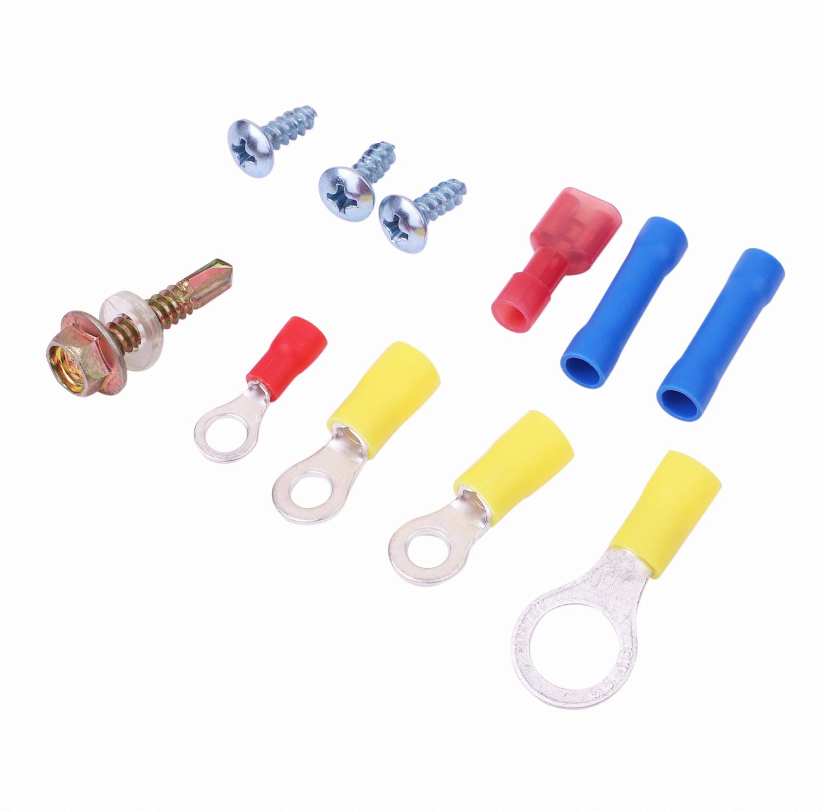 185-200 Degree Electric Cooling Fan Thermostat Kit with 50-60 AMP Relay & Temp Sensor - Universal Temperature Switch for Car, Truck, RV Cooling System - Perfect for Engine Overheat Protection & Performance Upgrade