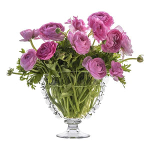 Juliska Harriet 6 Fan Vase - Elegant Handcrafted Ceramic Vase for Home Decor, Wedding Centerpieces & Floral Arrangements