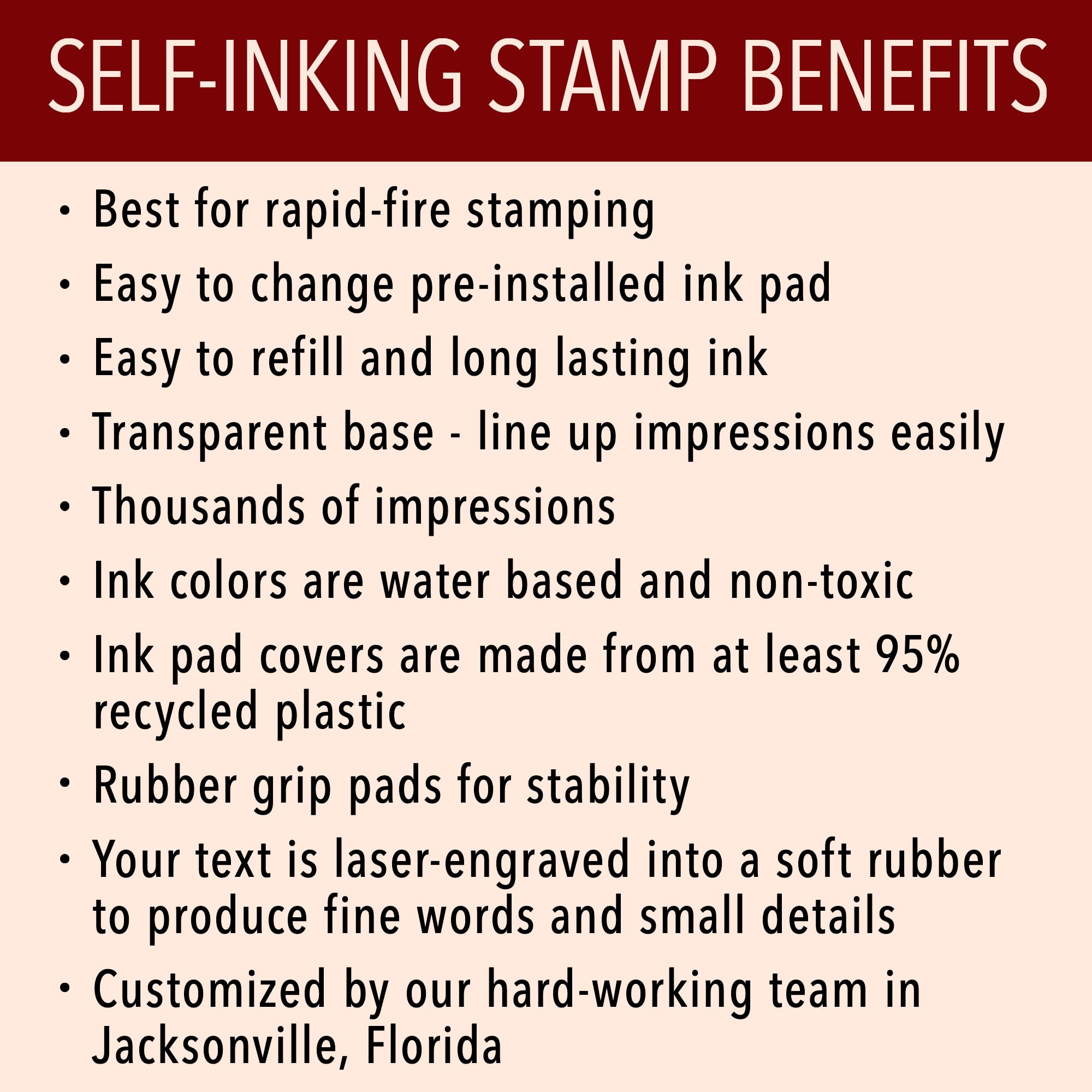 Custom Self-Inking Teacher Stamps with 49 Fun Designs - Motivational Phrases for Grading - Perfect for Classroom, Homework & Library Books (Llamazing Large Stamp) - Great for Teachers, Homeschooling & Student Encouragement