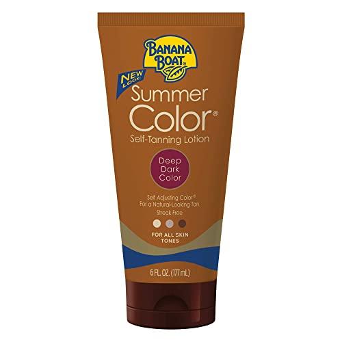 Banana Boat Self Tanning Lotion 6 oz - Sunless Tanning Moisturizer for Natural Glow | Perfect for Beach, Pool & Summer Vacation Prep
