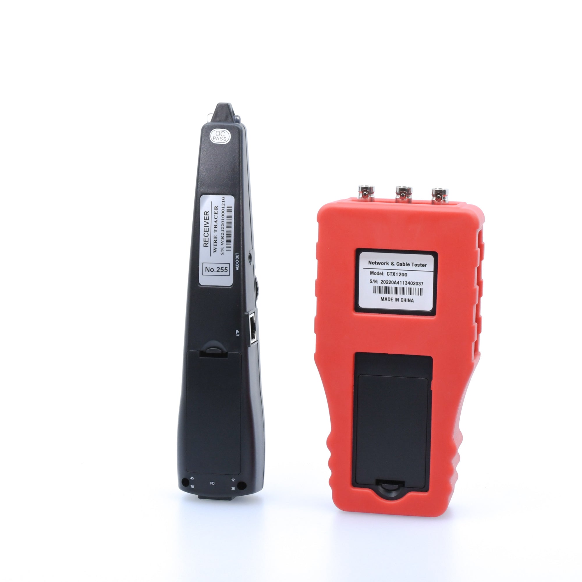 CTX1200 Professional Network Cable Tester with Probe - RJ45 RJ11 Ethernet LAN Wire Tester for Home & Office Network Installation - Perfect for IT Technicians and DIY Network Setup