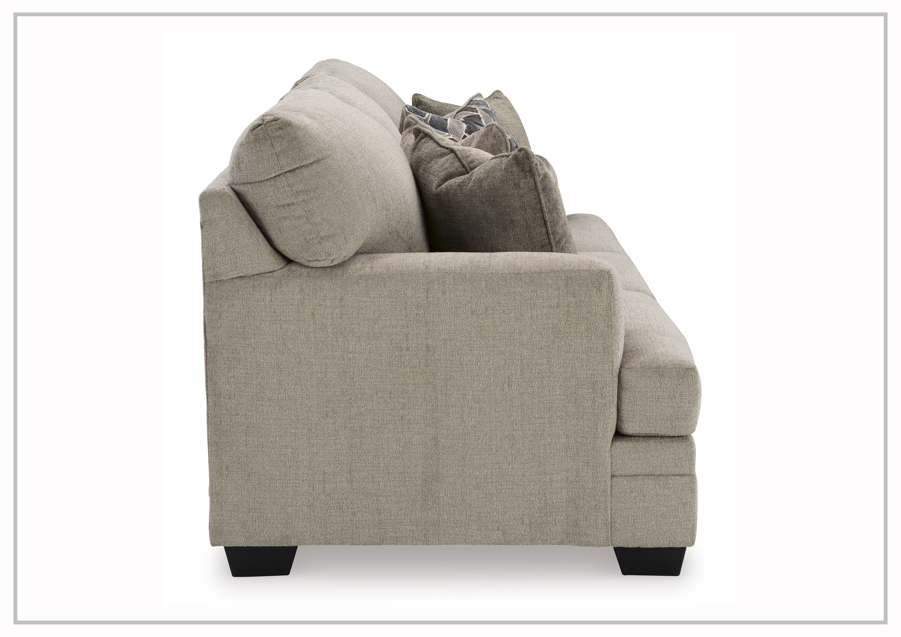 Gio Italia Seabrook 3-Seater Queen Sofa Bed with Taupe Upholstery - Convertible Sleeper Sofa for Living Room, Guest Room & Small Spaces