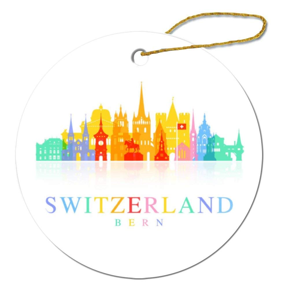 Swiss Christmas Porcelain Ornament - 3