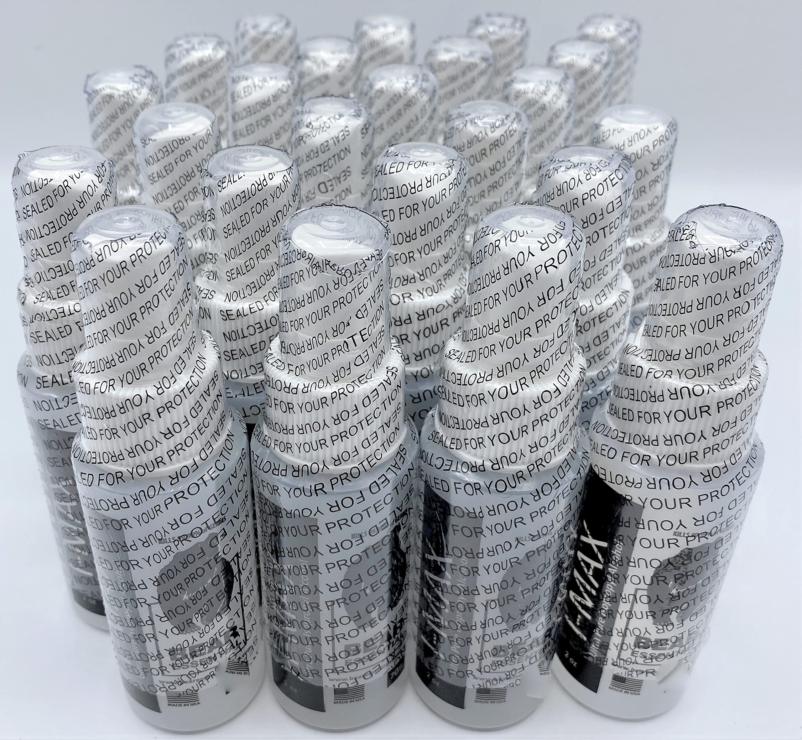 High Purity USP Grade 70% Isopropyl Alcohol - 24 Pack of 2oz Spray Bottles - Disinfectant for Home, Office & First Aid - Made in USA