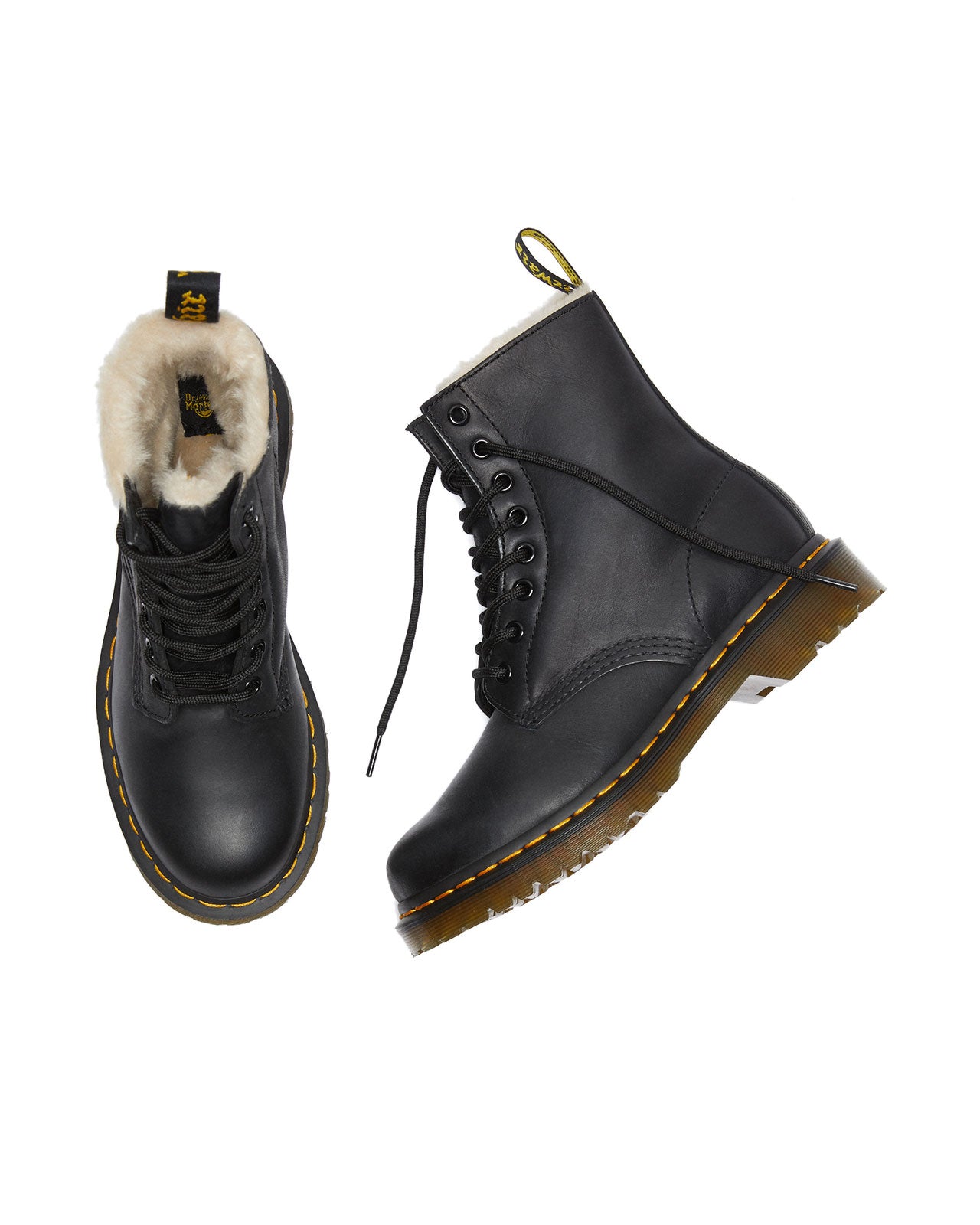 Dr. Martens 1460 Serena Black Burnished Wyoming Boots - Women's Classic Ankle Boots for Fashion & Comfort | Perfect for Casual Outfits, Work & Outdoor Activities