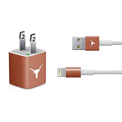Official University of Texas Longhorns iPhone Charger Skin (5W USB) - Custom Decal for iPhone Chargers - Perfect for UT Austin Fans, Dorms & Game Day Accessories