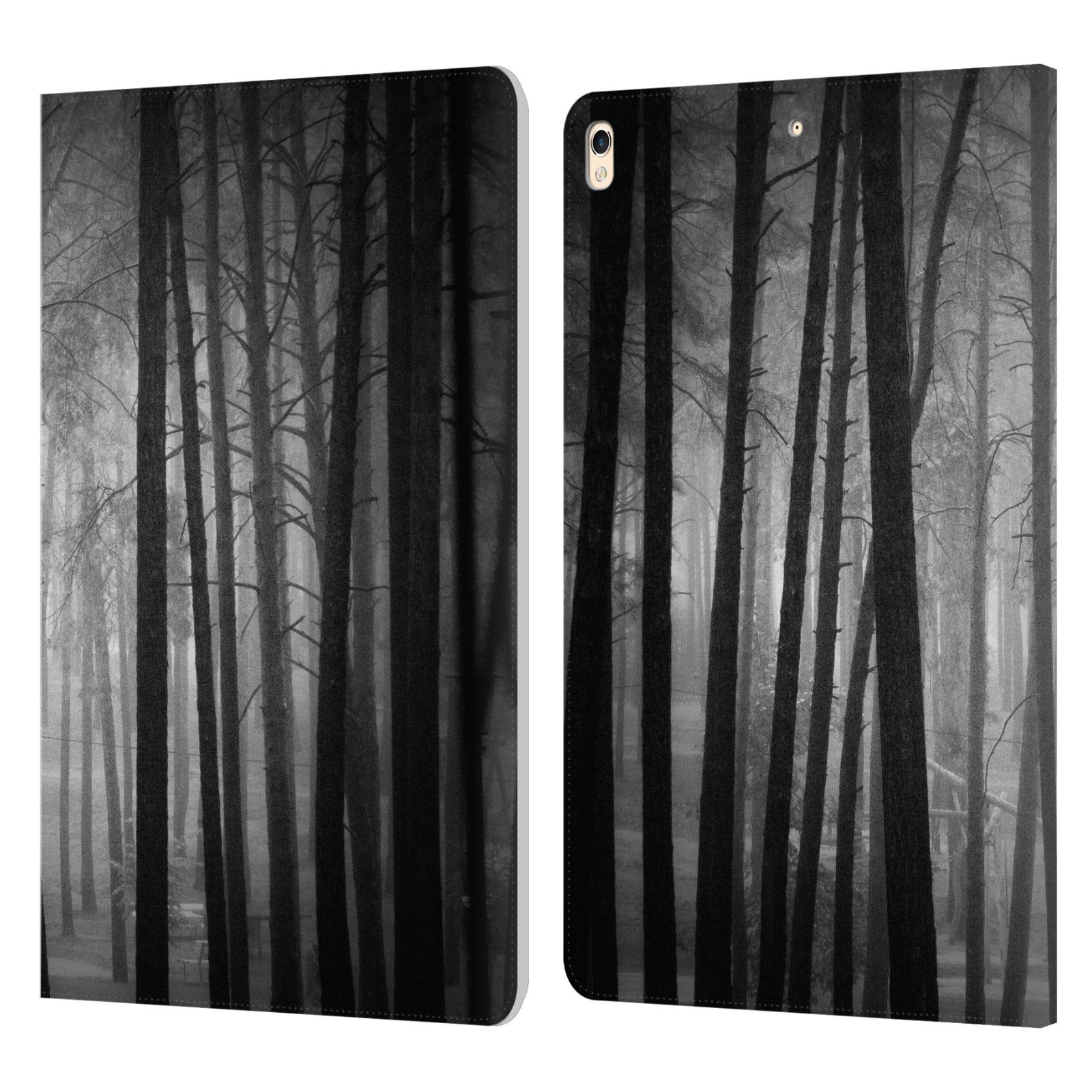 Head Case Designs Dorit Fuhg Pines Leather Book Wallet Case for Apple iPad Pro 10.5 (2017) – Travel Stories Collection, Perfect for Work, Reading, and On-the-Go Protection
