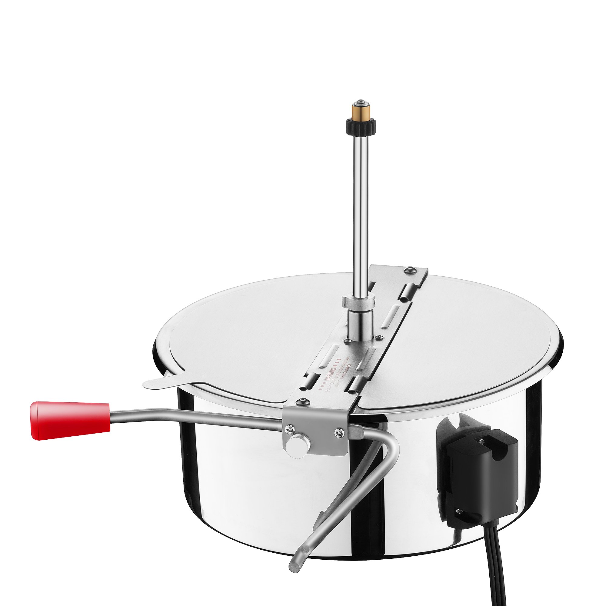 Great Northern Popcorn Midway Marvel 7 Gallon Countertop Popcorn Machine with 16oz Kettle, Old Maids Drawer & Warming Tray - Perfect for Movie Nights, Parties & Carnival Themed Events (Silver/Red)
