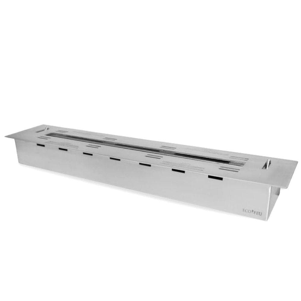 29 Inch Eco Feu Drop-in Ethanol Fireplace Burner for Indoor & Outdoor Use - Stainless Steel (AC 00118 SS) - Perfect for Patios, Decks, and Living Rooms
