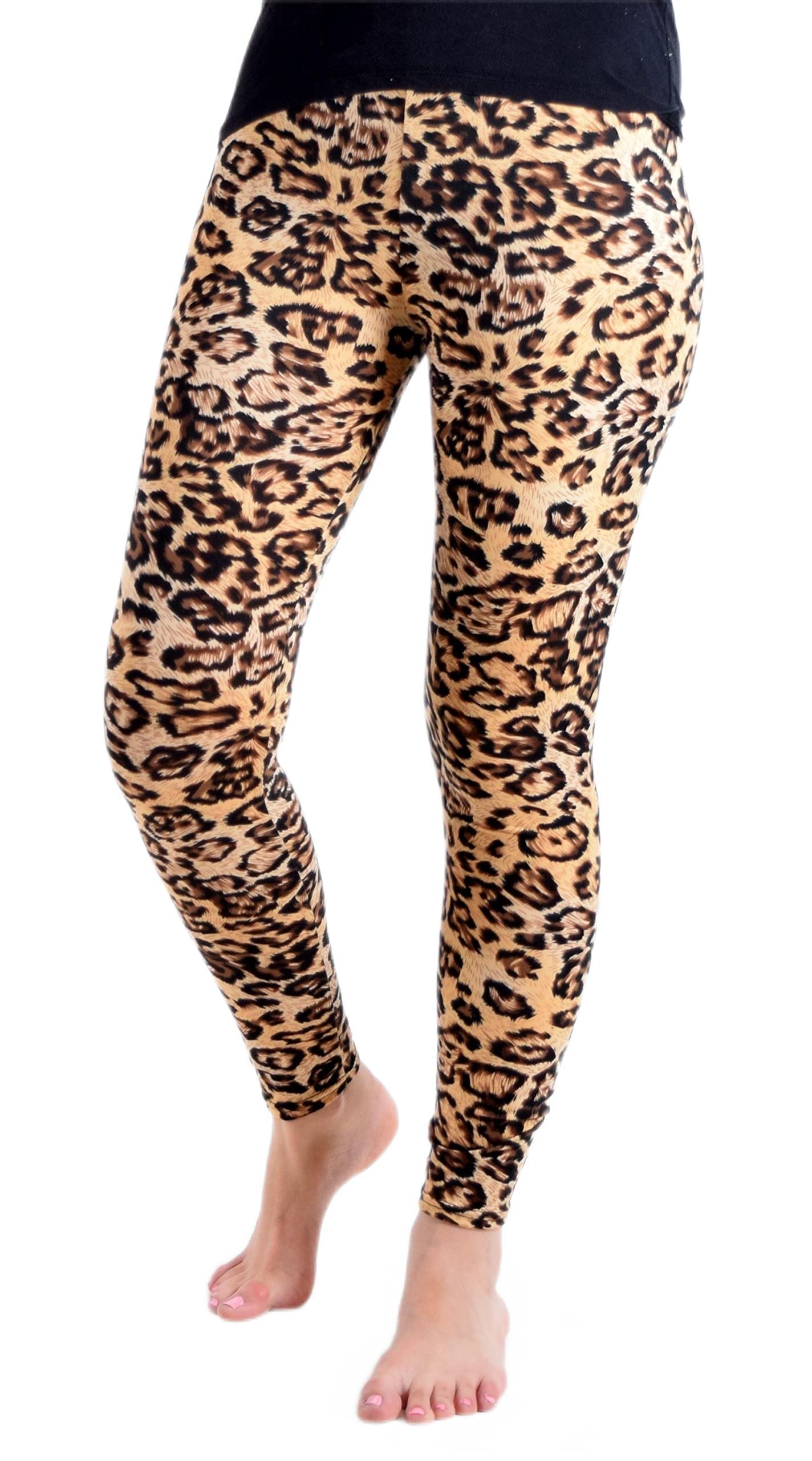 Dinamit Girls Printed Leggings - Stretchy Comfortable Jeggings for Kids | Perfect for Playdates, School & Casual Wear