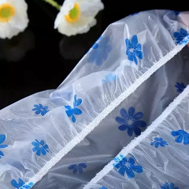 Waterproof Shower Hair Cap for Women & Men - Reusable Silicone Bathing Cap for Swimming, Washing Hair, Spa & Salon Use