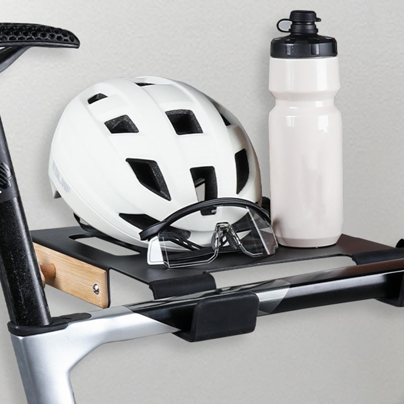 Wall Mount Bike Rack - Heavy Duty Bicycle Holder for Mountain & Road Bikes | Wall-Mounted Storage Solution with Mounting Hardware | Perfect for Garage, Living Room, Apartment & Small Spaces