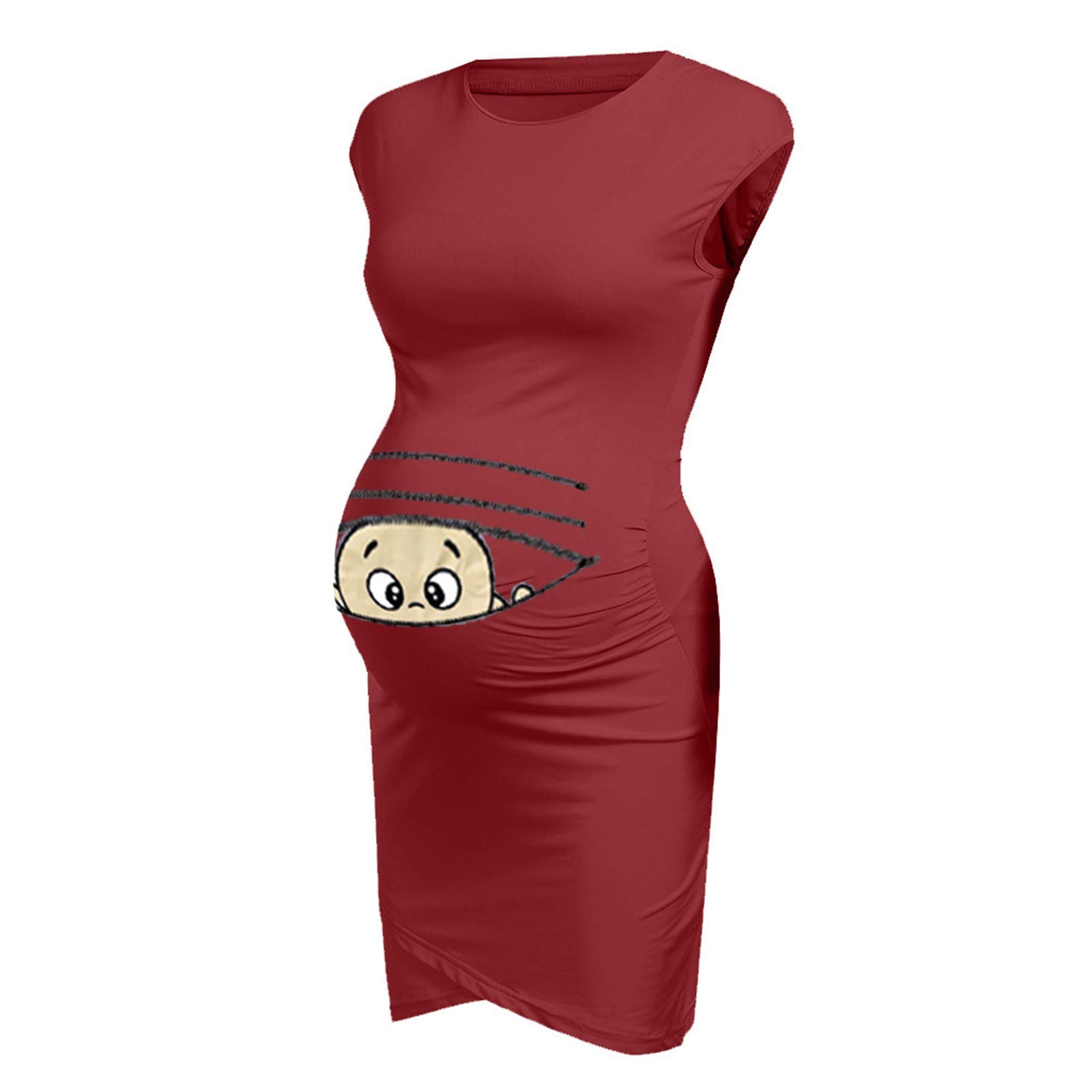 **Stylish Maternity Dress for Women - Floral Print Casual Mini Dress for Pregnancy - Perfect for Baby Showers, Maternity Photos & Everyday Comfort**