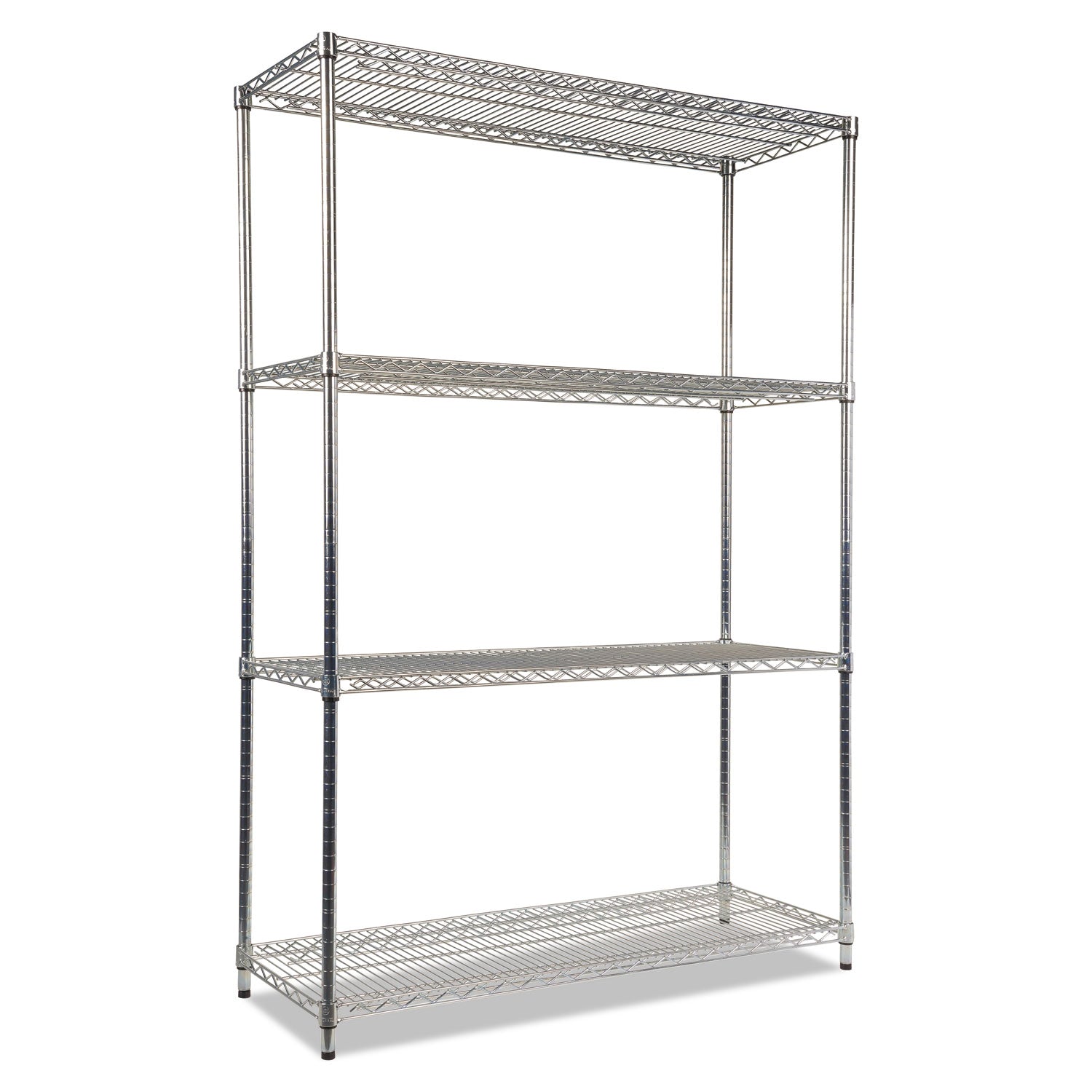 Alera® NSF Certified 4-Tier Industrial Wire Shelving Unit - 48